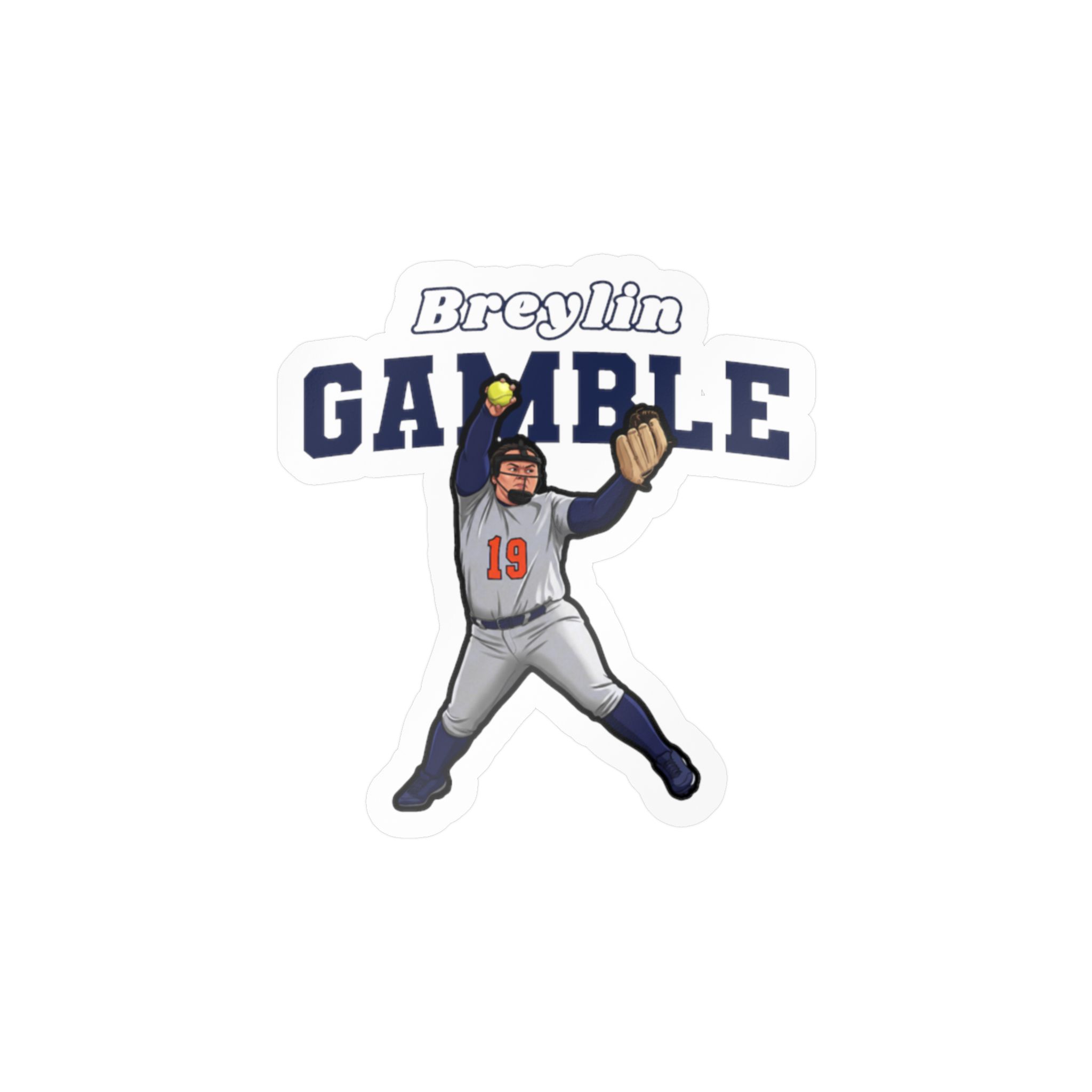 Vinyl Sticker — character_name_arch in Classic