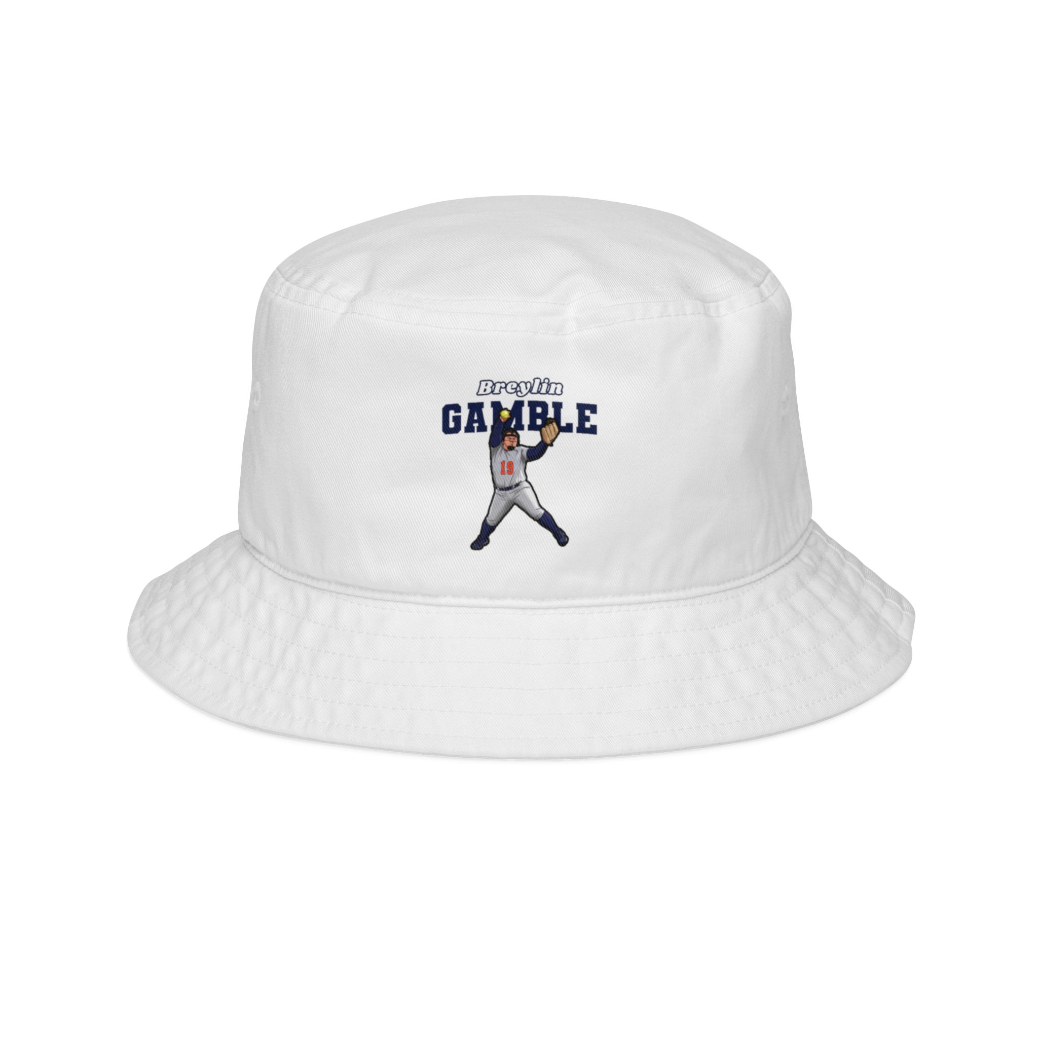 Bucket Hat — character_name_arch in White