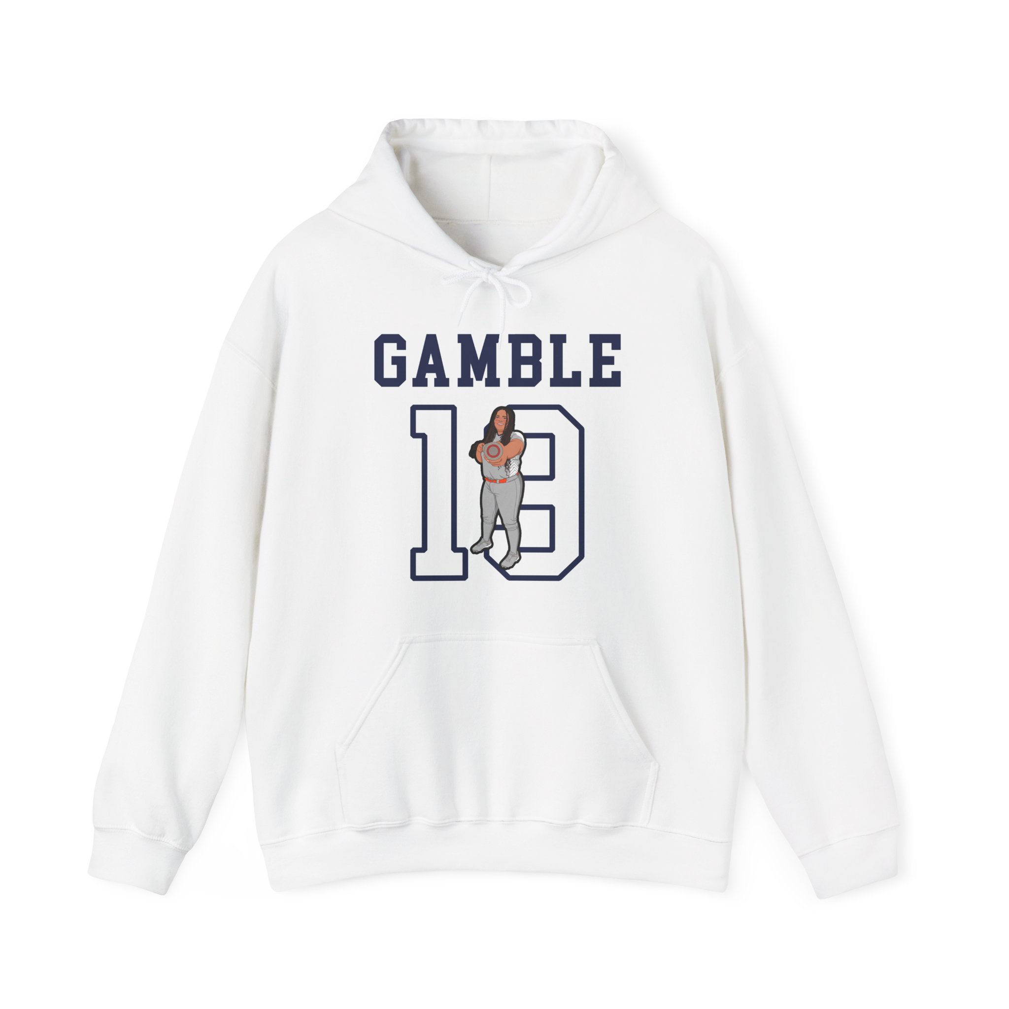 Hoodie — character_shirsey in White