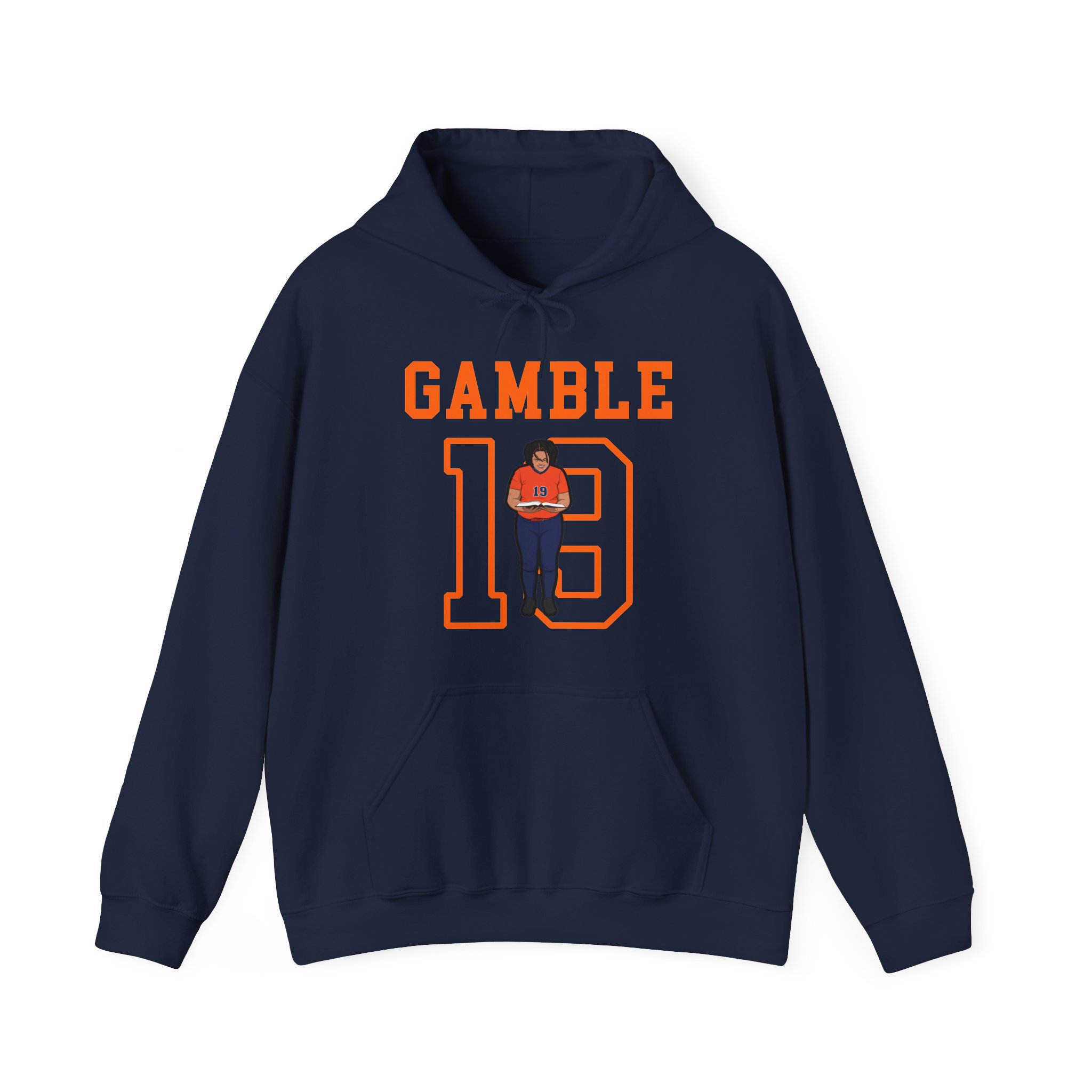 Hoodie — character_shirsey in Navy