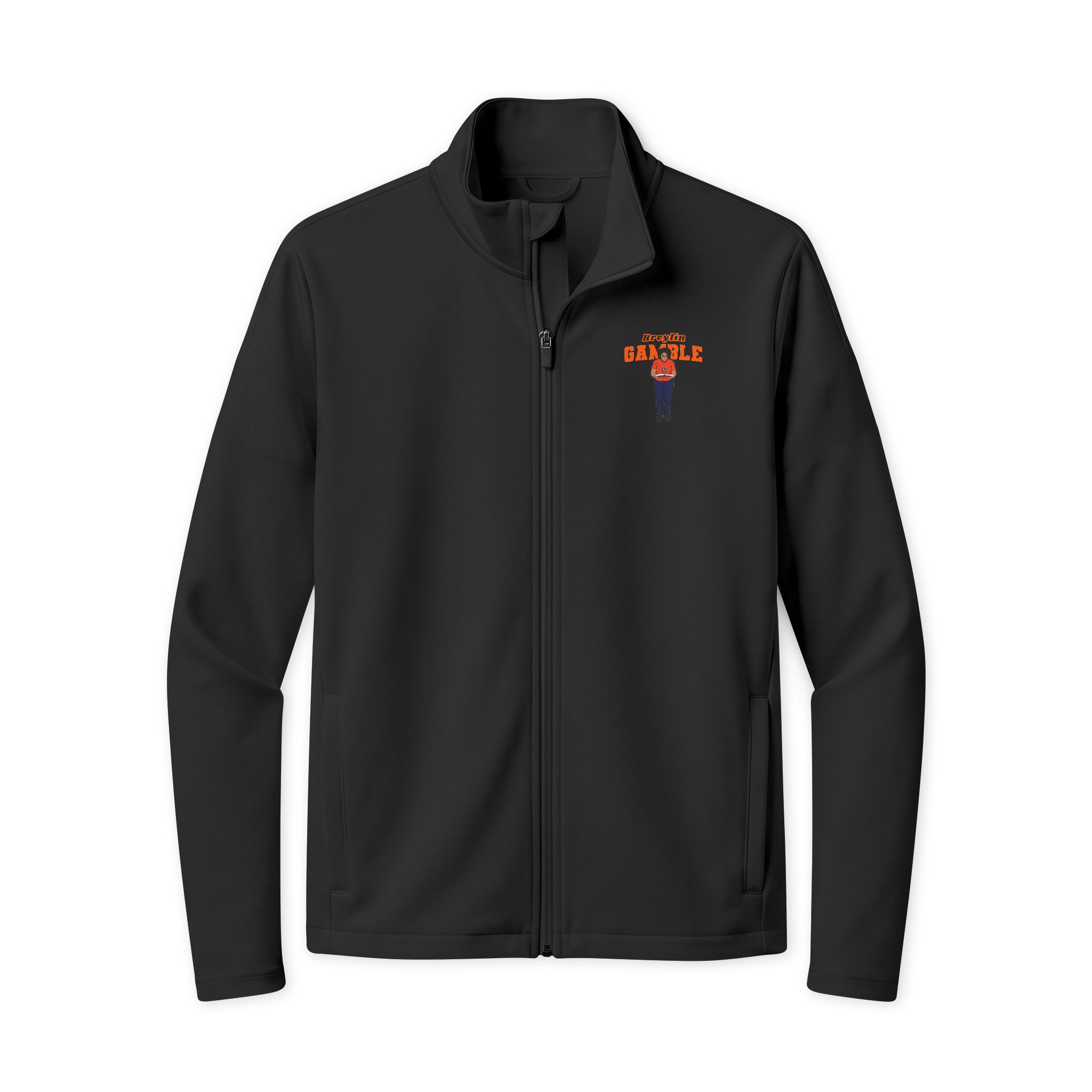 Travel Full-Zip Jacket — character_name_arch in Black/ Black
