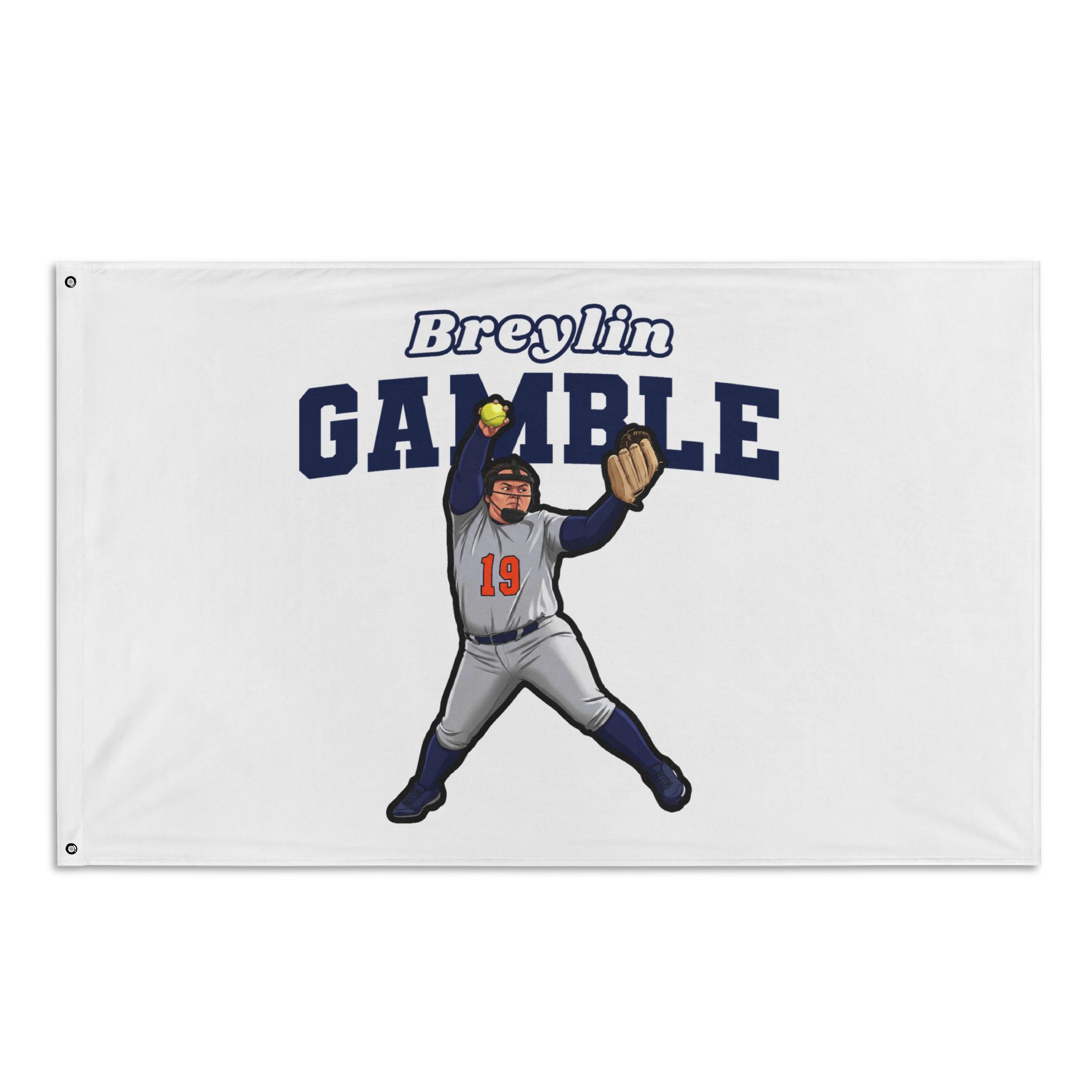 Flag (35 × 56 in) — character_name_arch in Classic