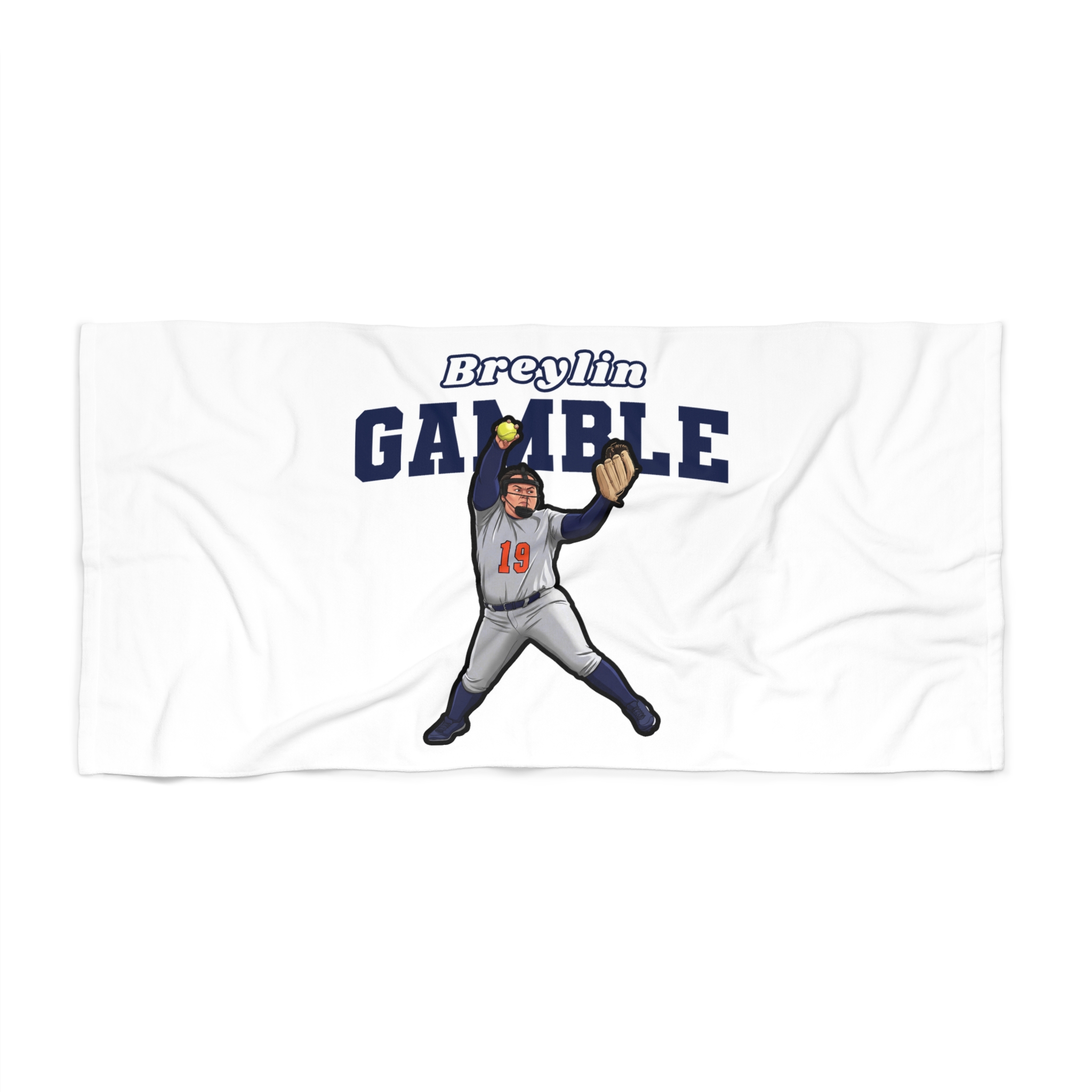 Beach Towel — character_name_arch in Classic