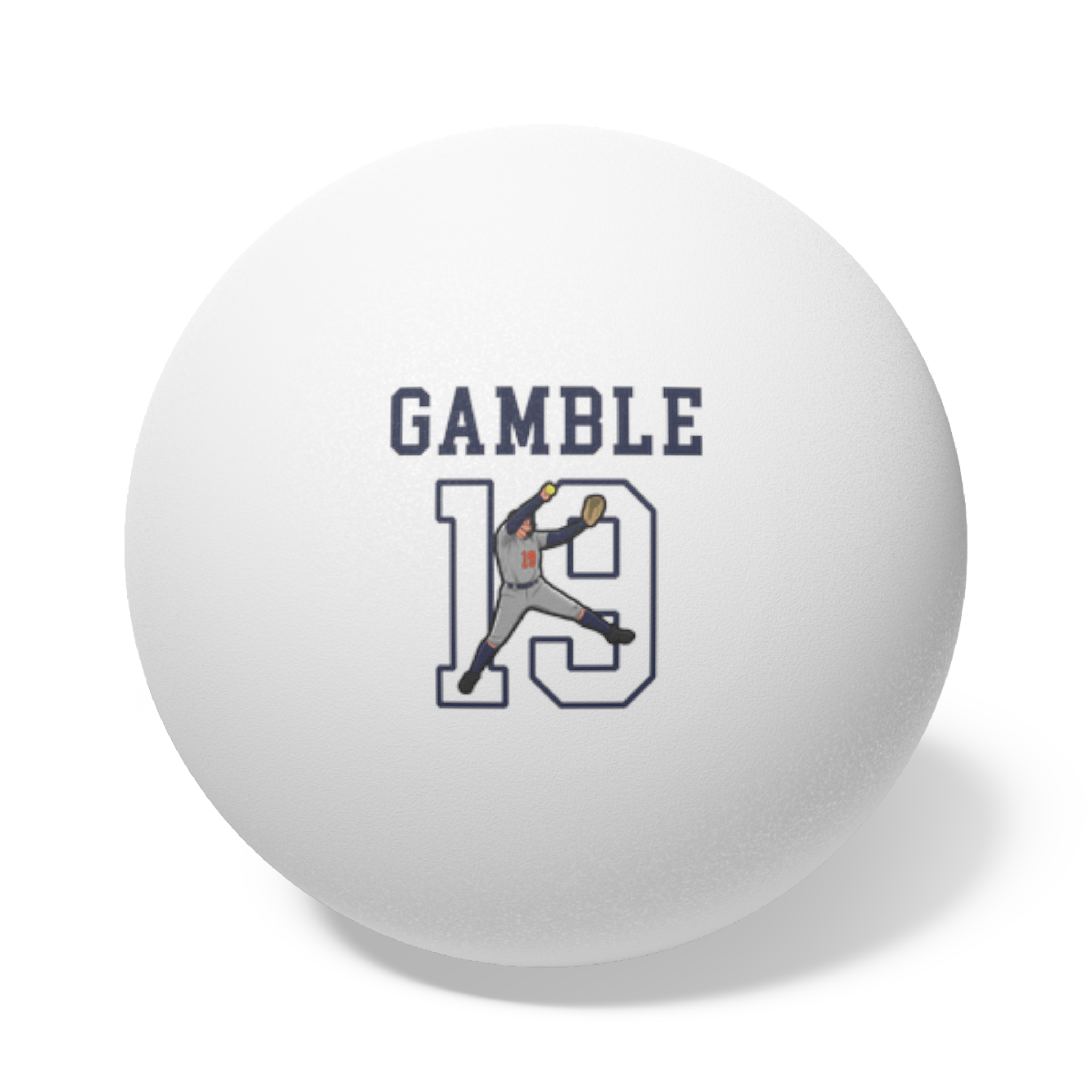 Ping Pong Balls, 6 pcs — character_shirsey in White