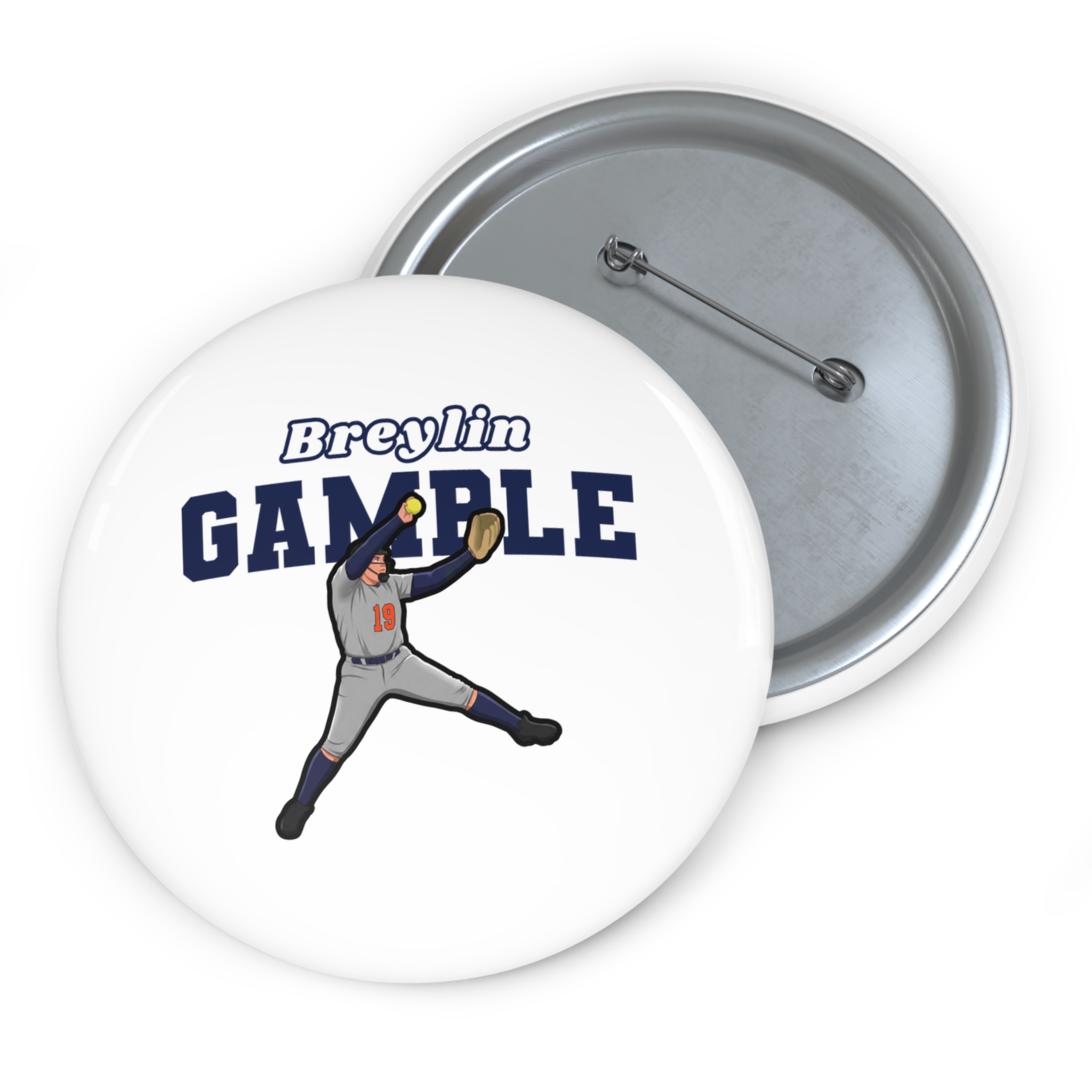 Game Day Pin — character_name_arch in Classic