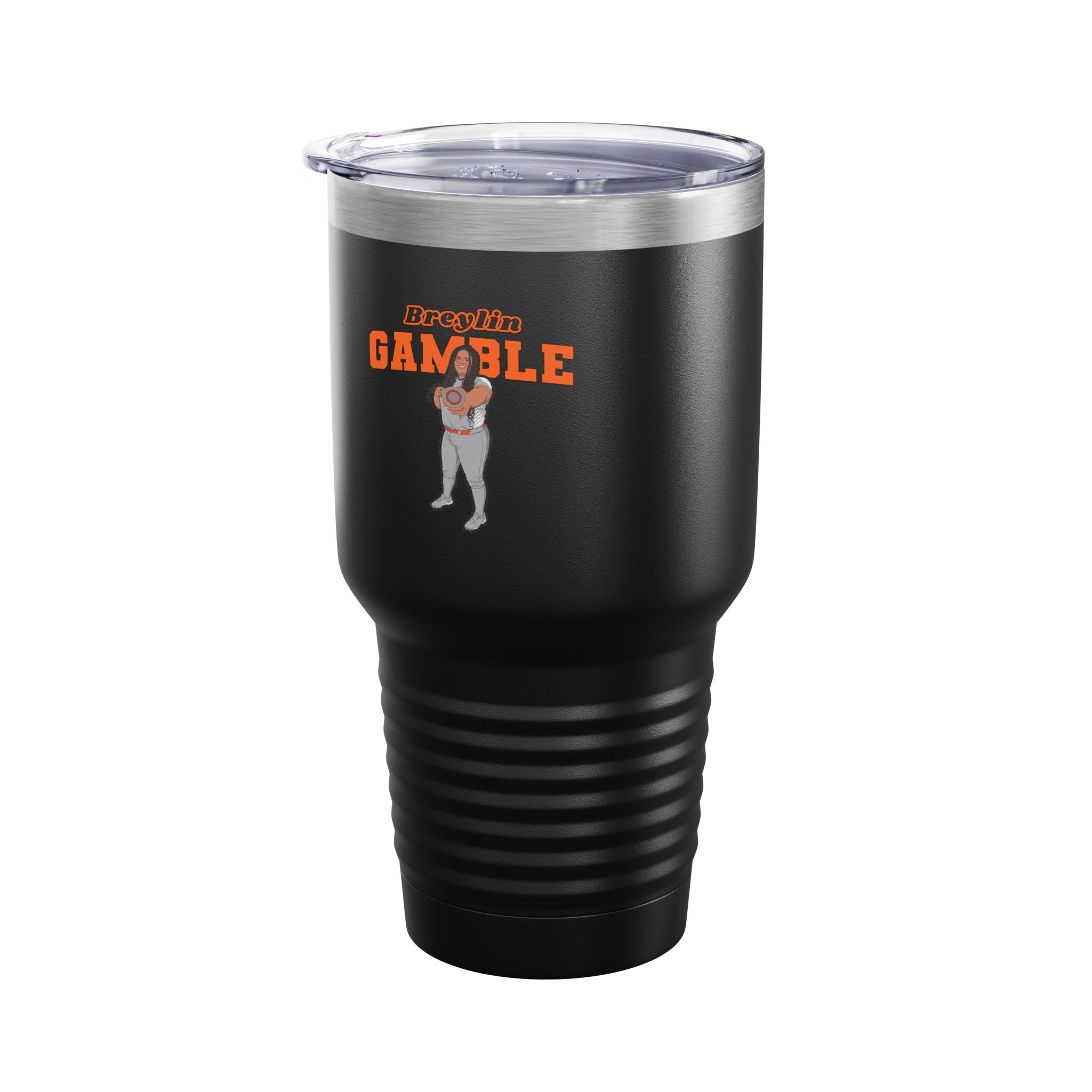 30oz Tumbler — character_name_arch in Black
