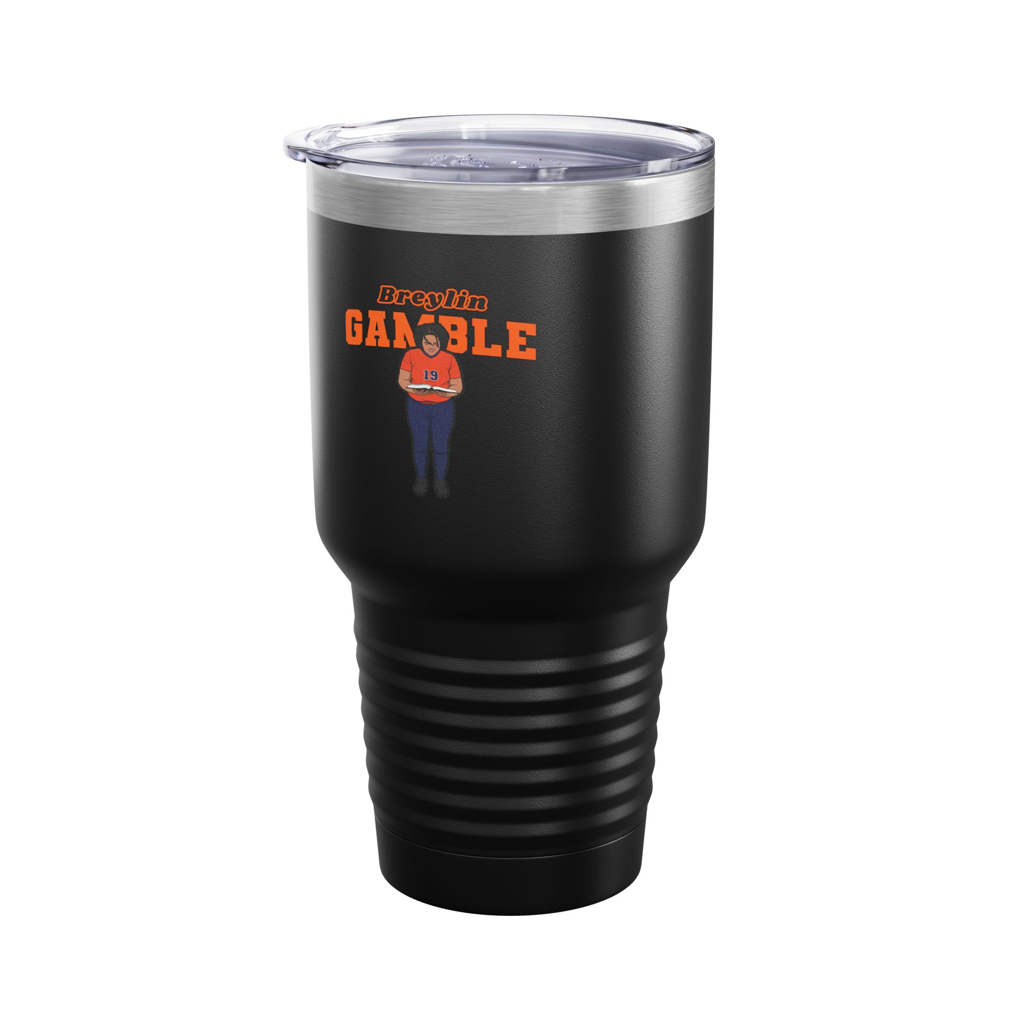 30oz Tumbler — character_name_arch in Black