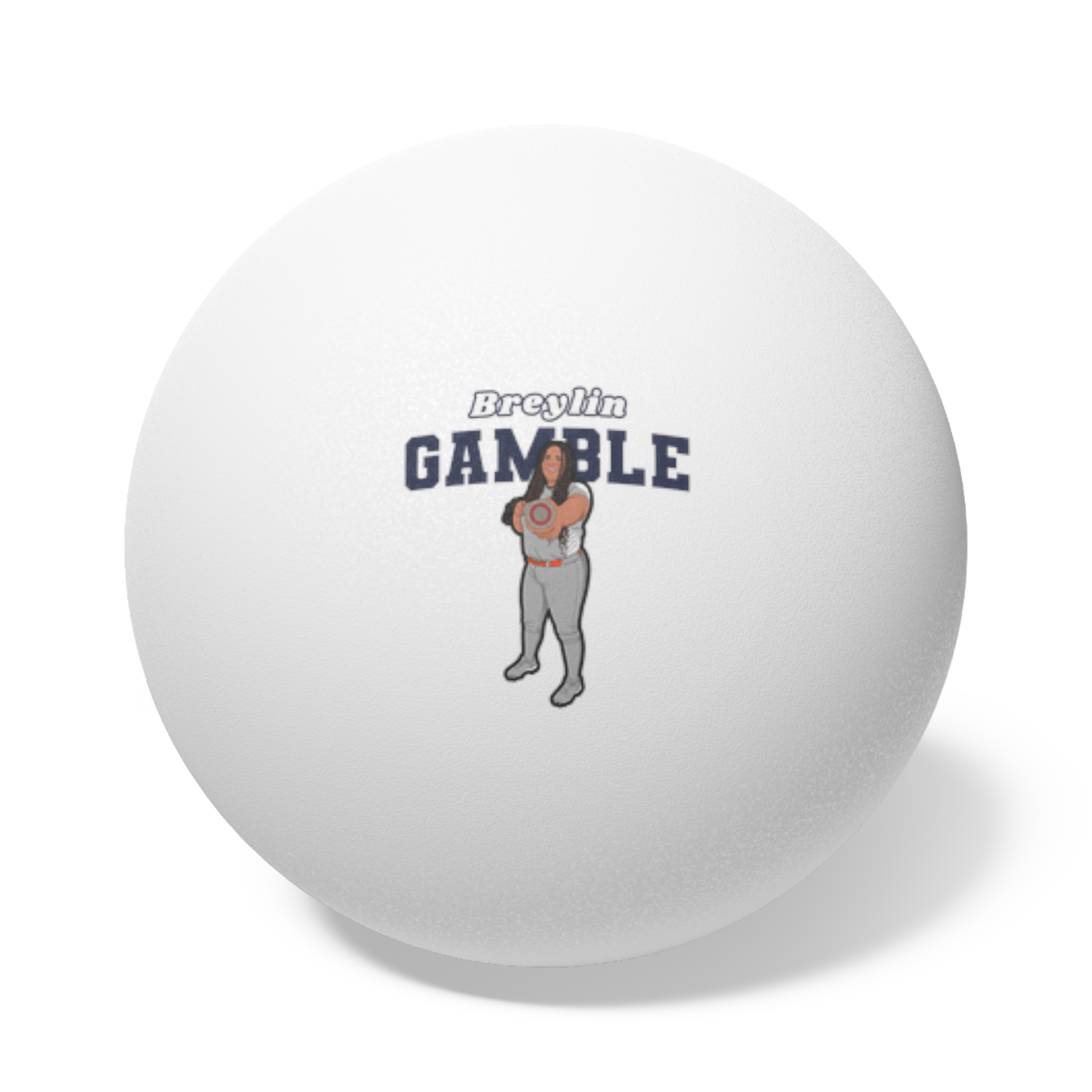 Ping Pong Balls, 6 pcs — character_name_arch in White