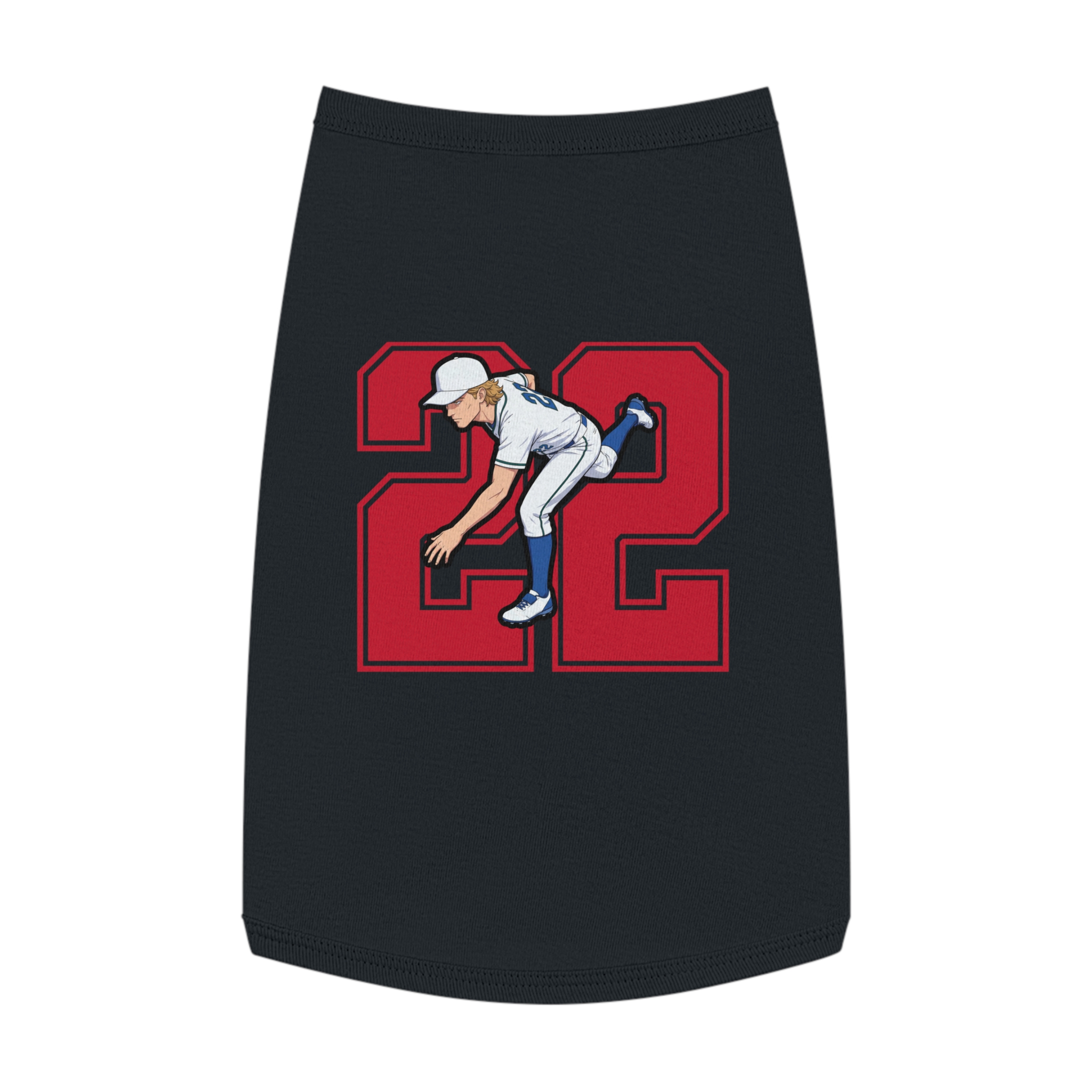 Pet Tank Top — character_number in White