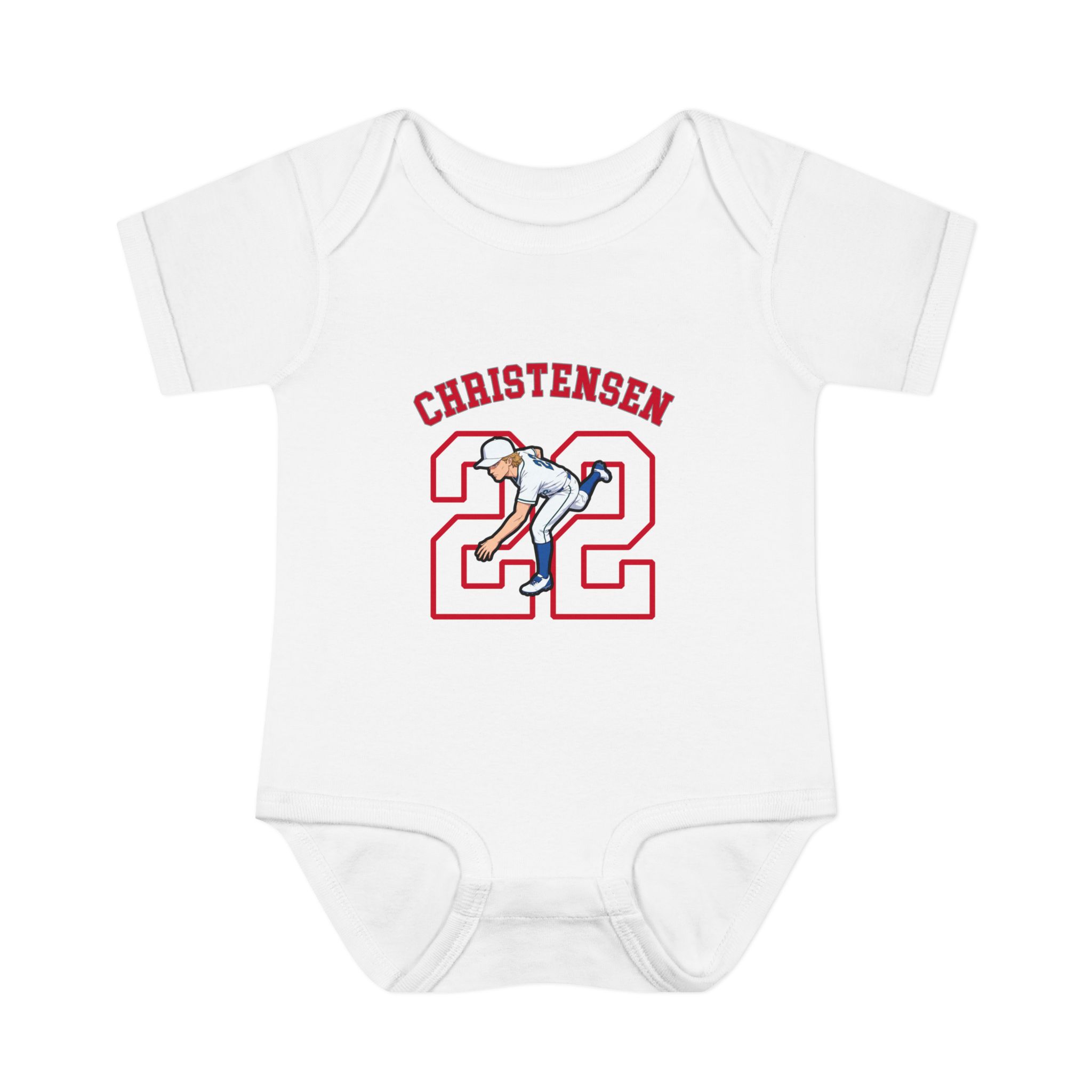 Baby Onesie — character_shirsey_arch in White