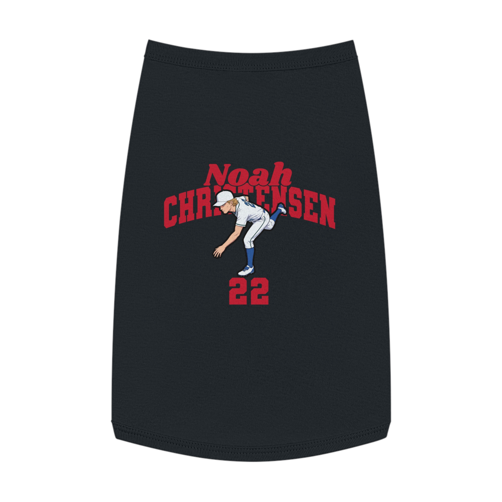Pet Tank Top — character_signature_arch in Black