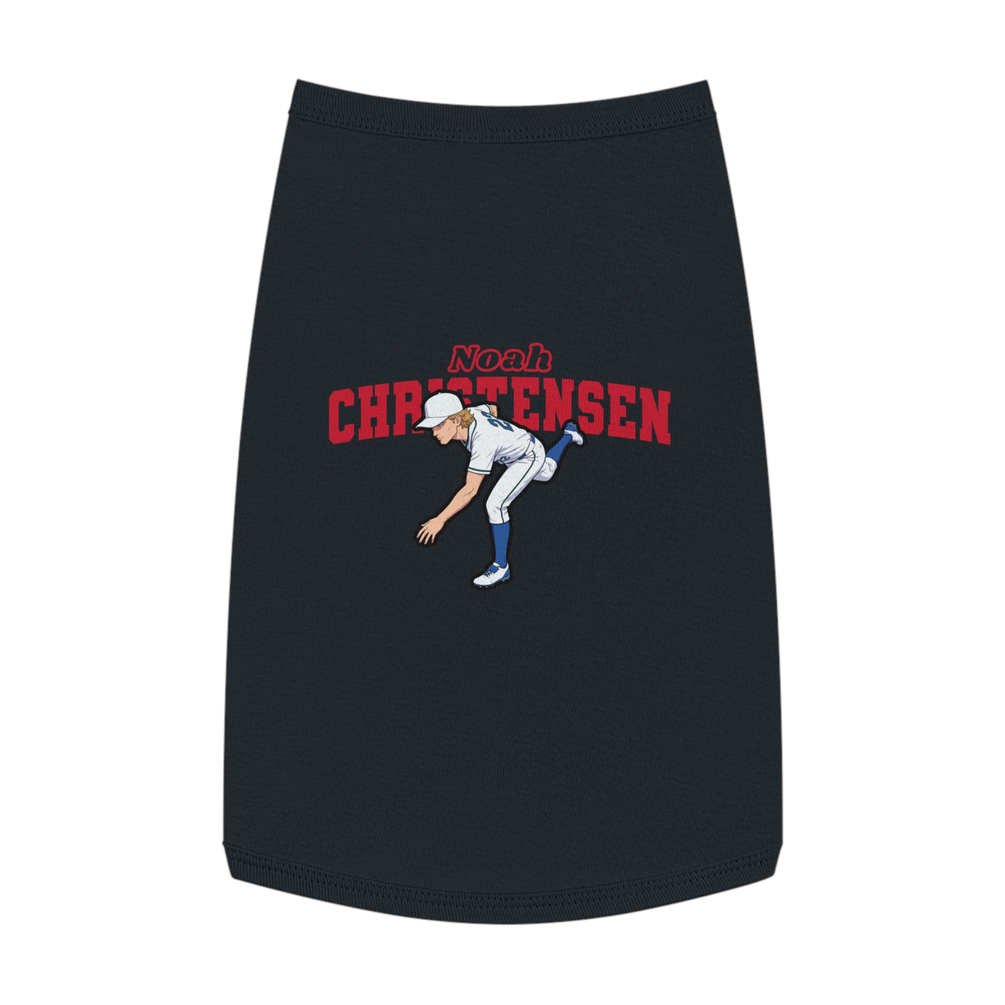 Pet Tank Top — character_name_arch in White