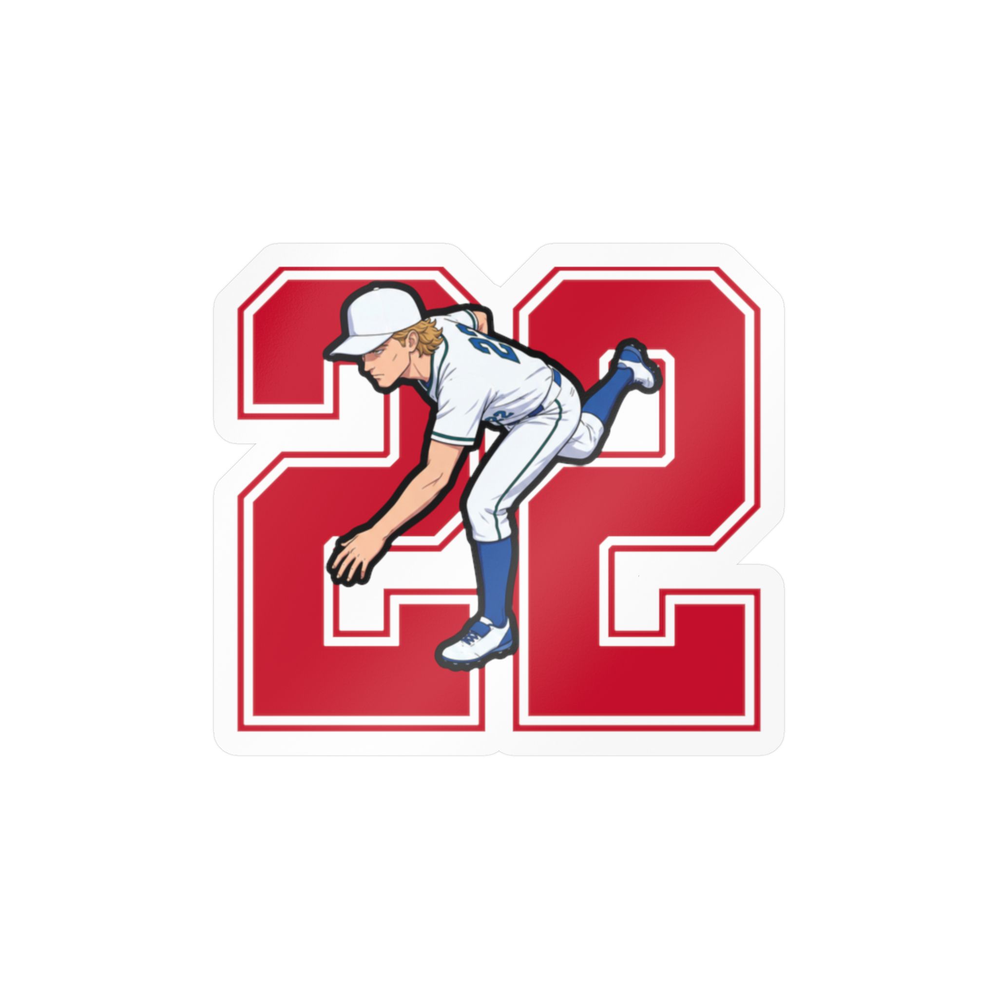 Vinyl Sticker — character_number in Classic