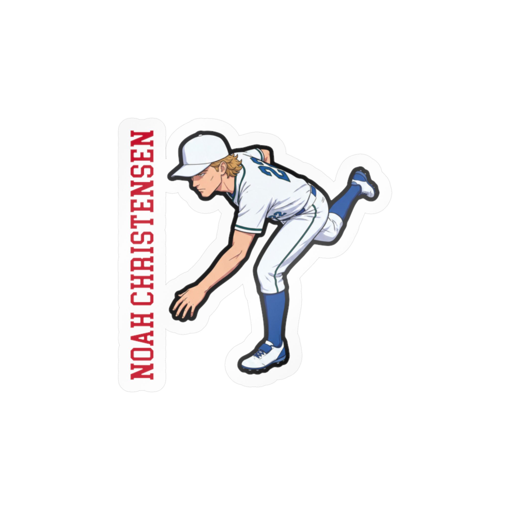 Vinyl Sticker — character_name_vertical in Classic