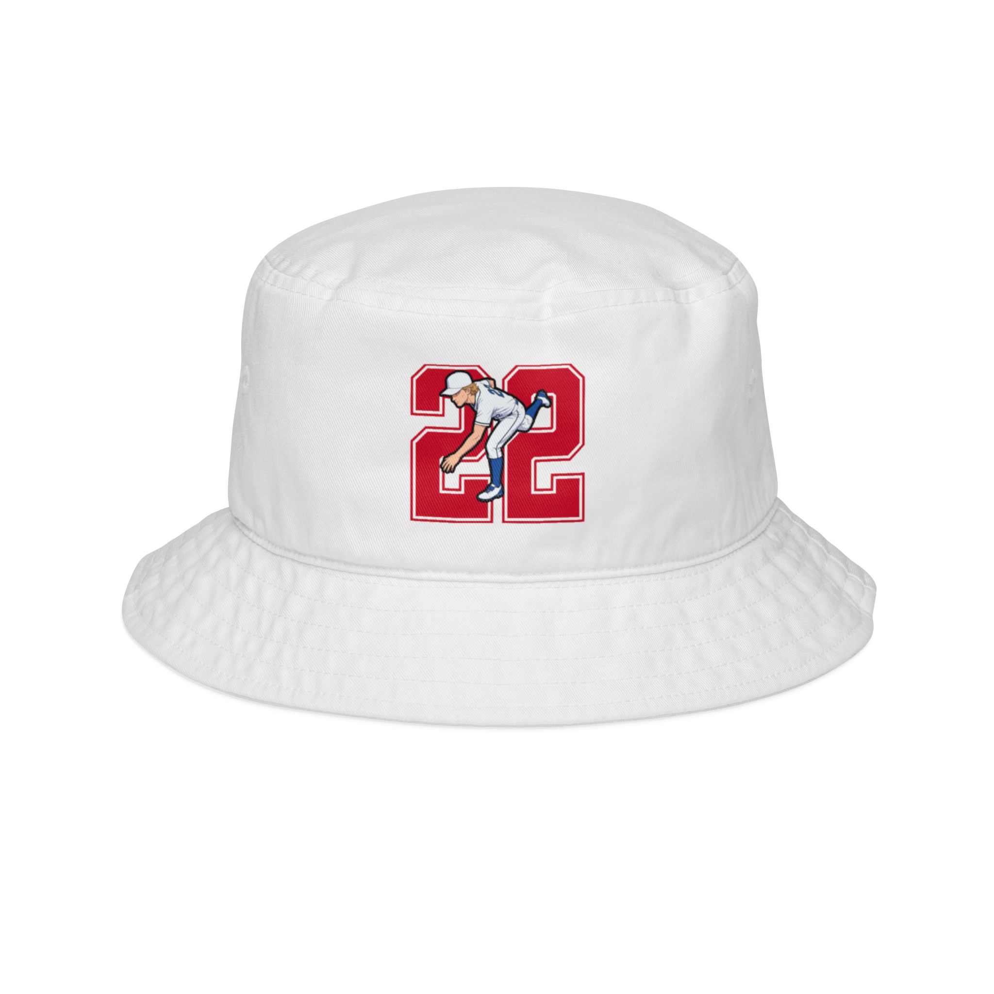 Bucket Hat — character_number in White