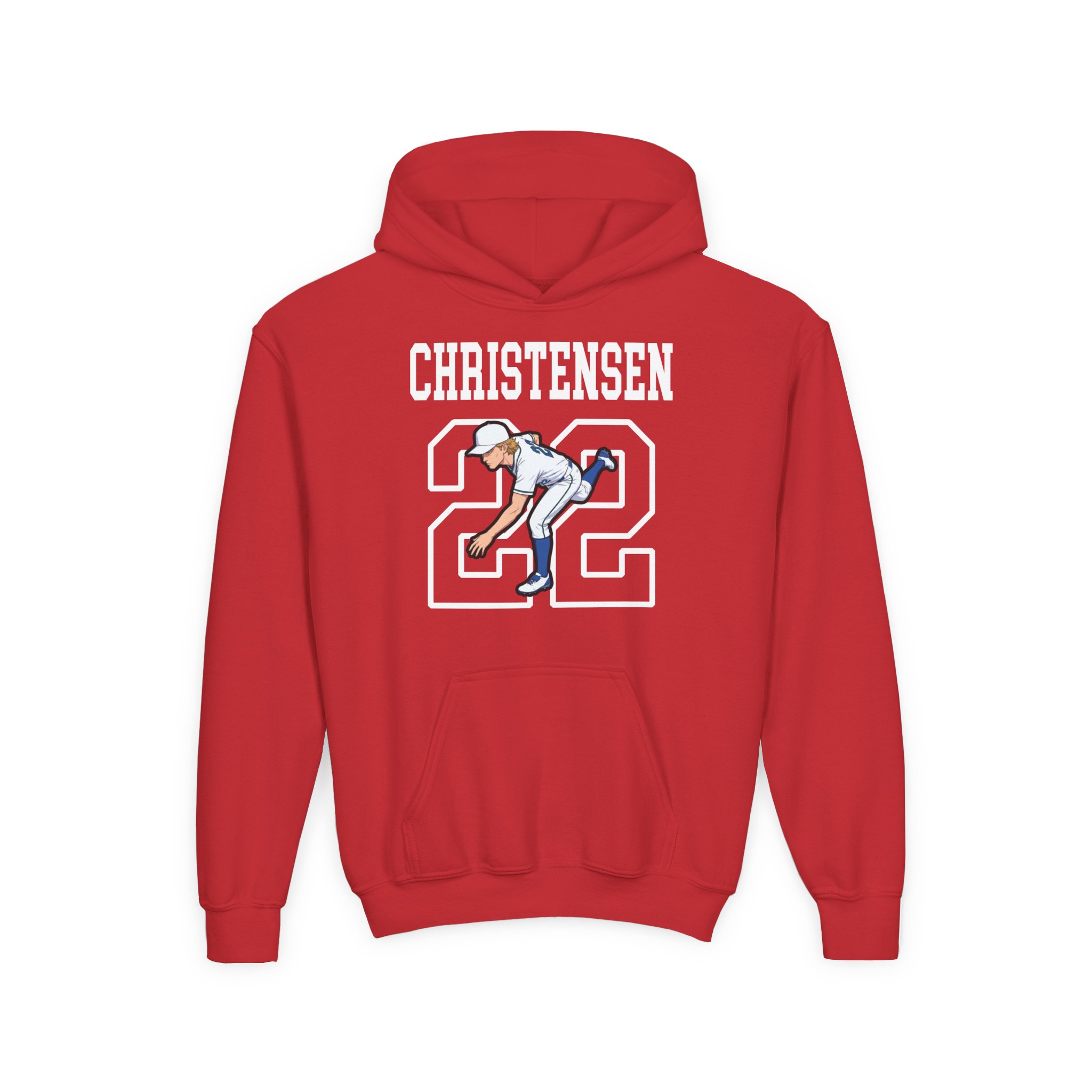 Youth Hoodie — character_shirsey in Red