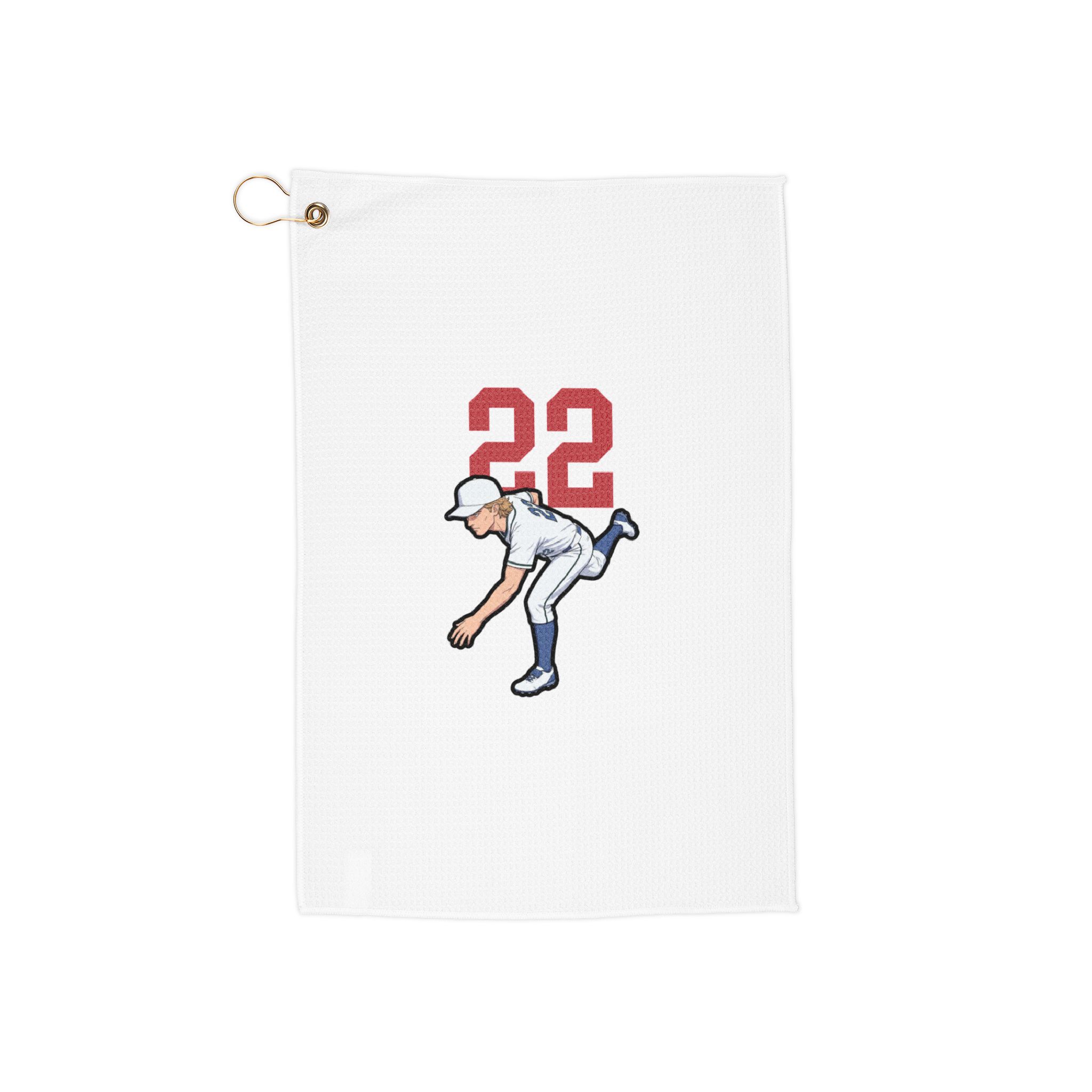 Golf Towel — character_number_top in Classic