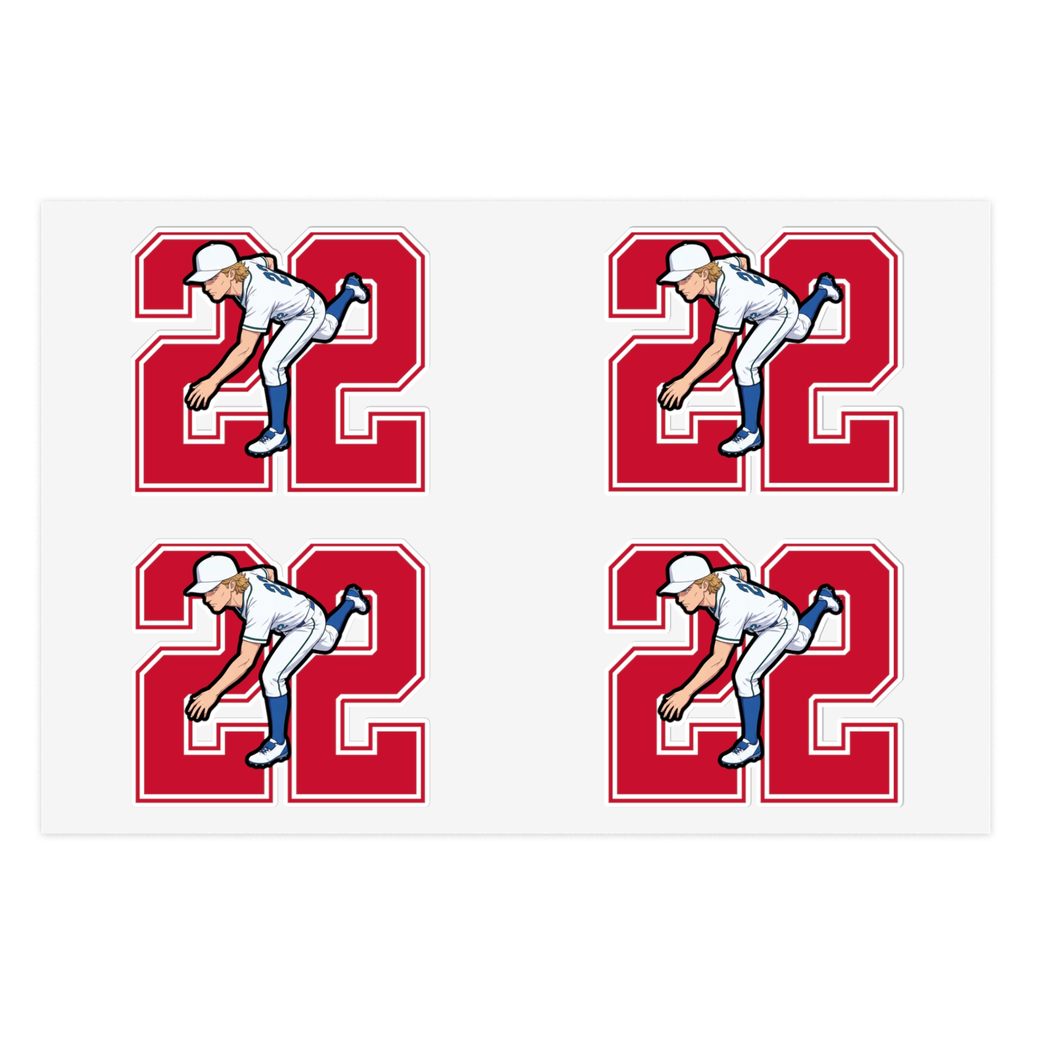 Sticker Sheet — character_number in Classic