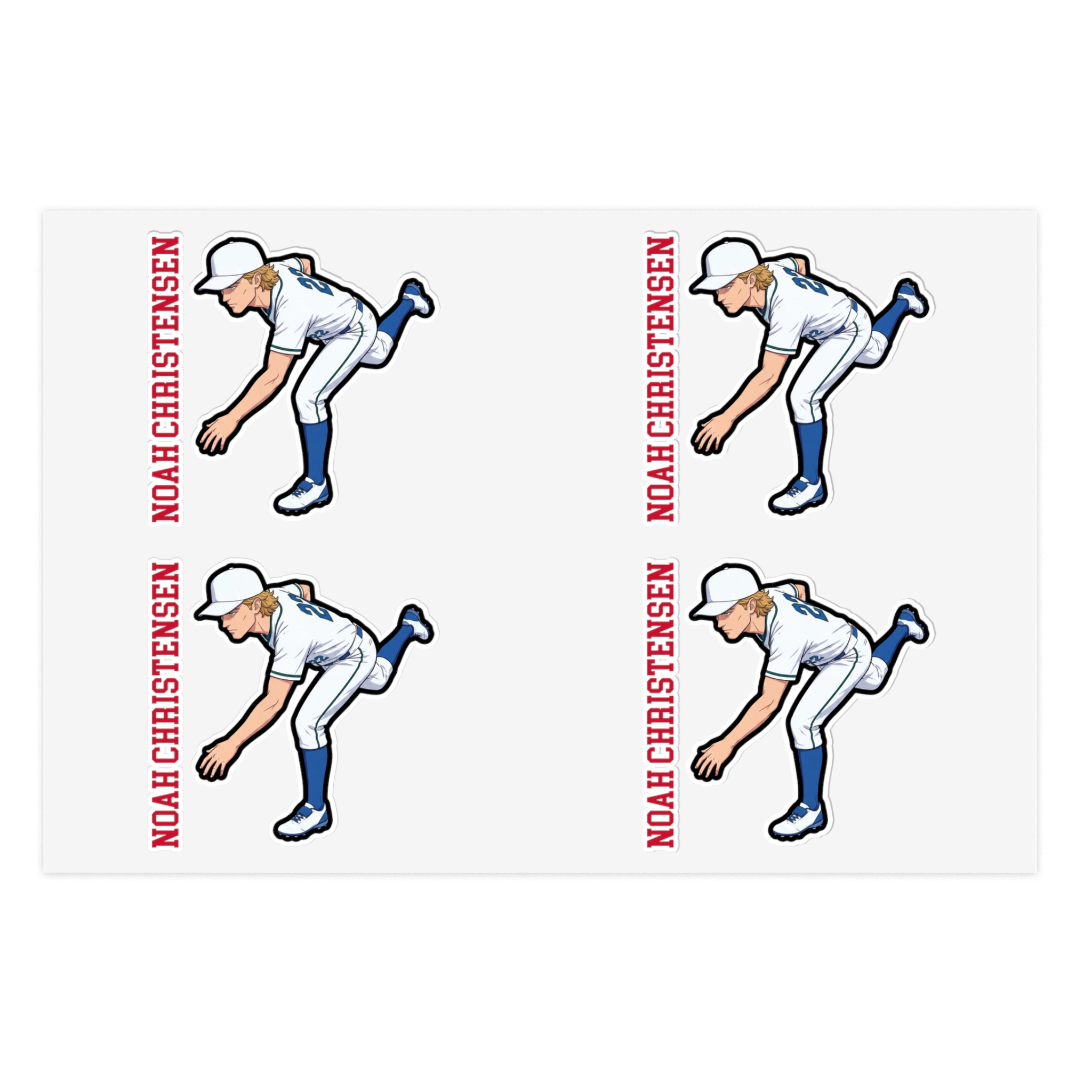 Sticker Sheet — character_name_vertical in Classic