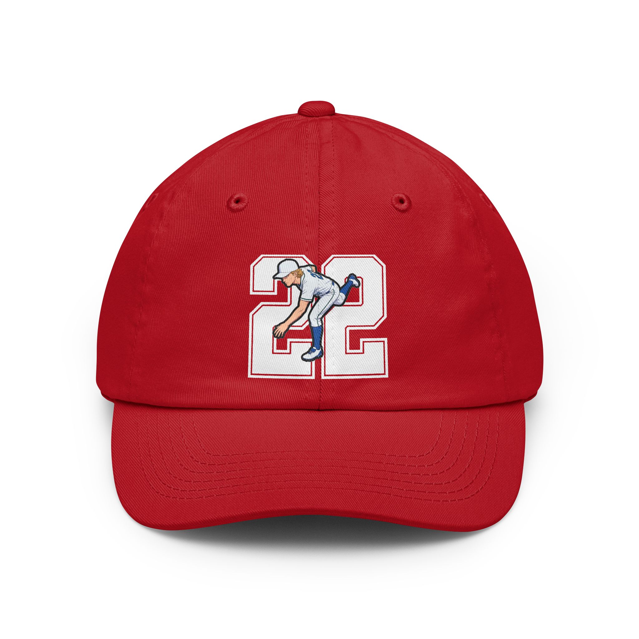 Classic Cap — character_number in Red