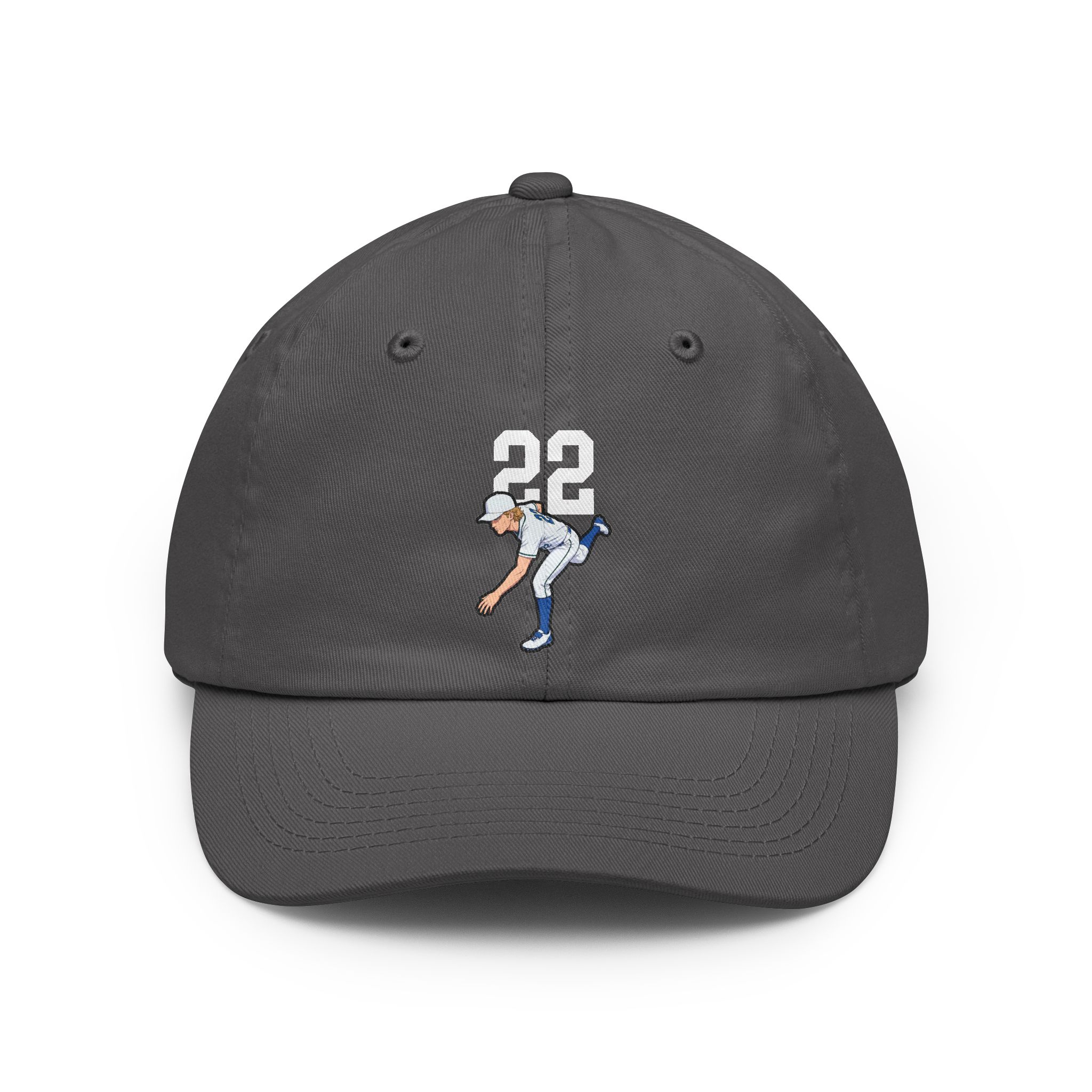 Classic Cap — character_number_top in Grey