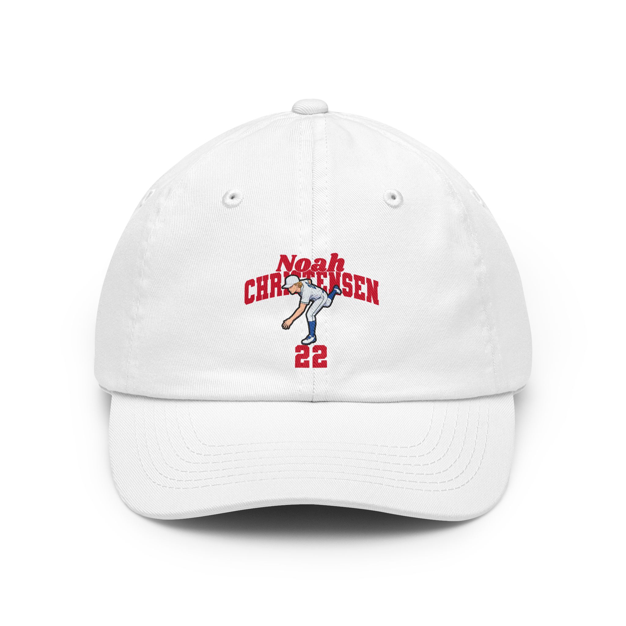 Classic Cap — character_signature_arch in White