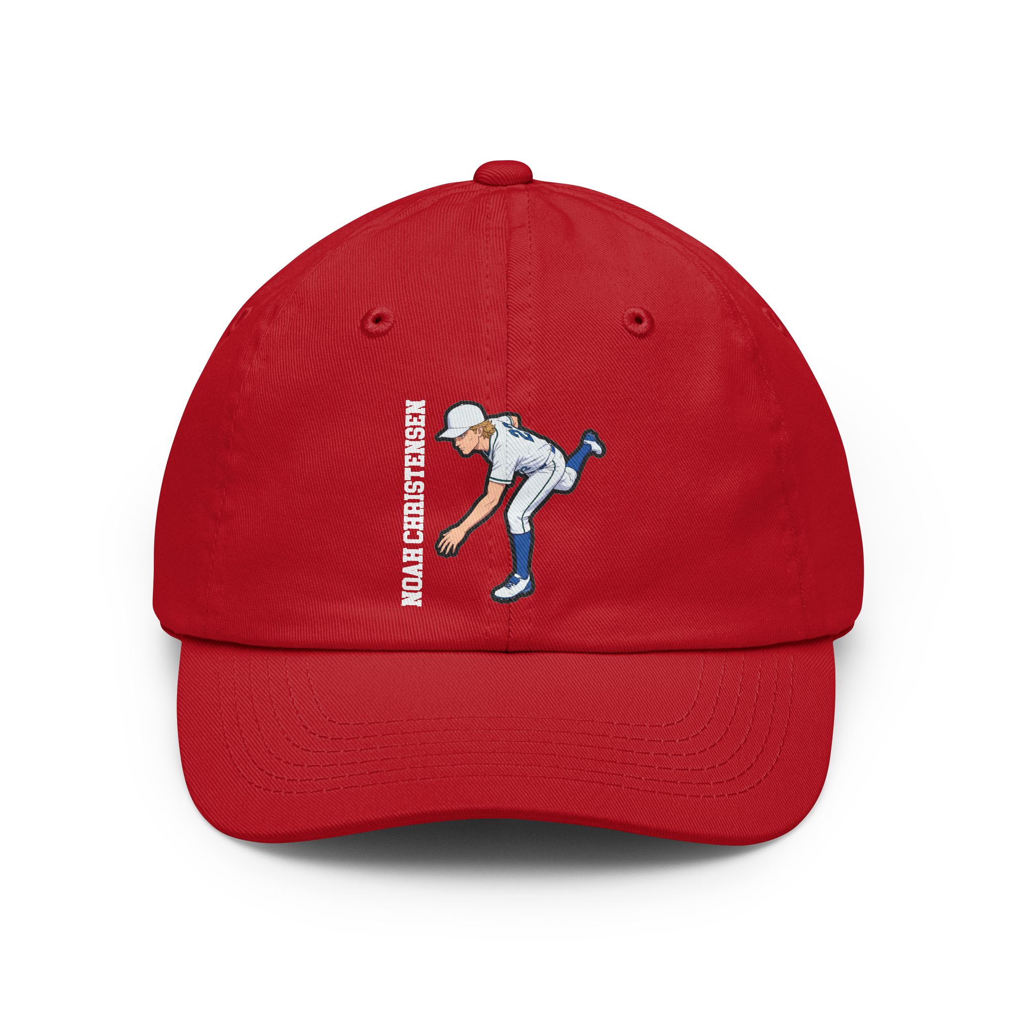 Classic Cap — character_name_vertical in Red