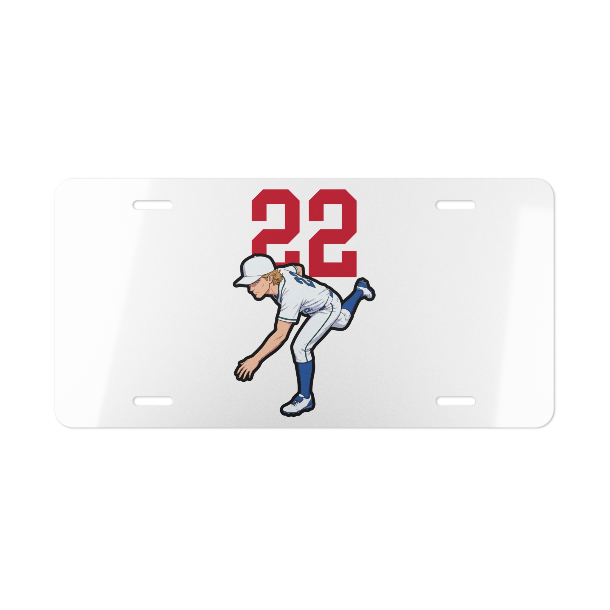 License Plate — character_number_top in Classic