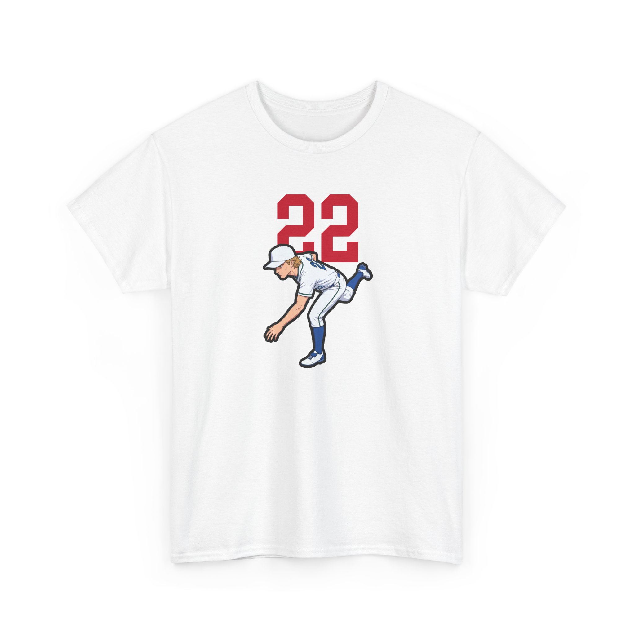 Tee — character_number_top in White