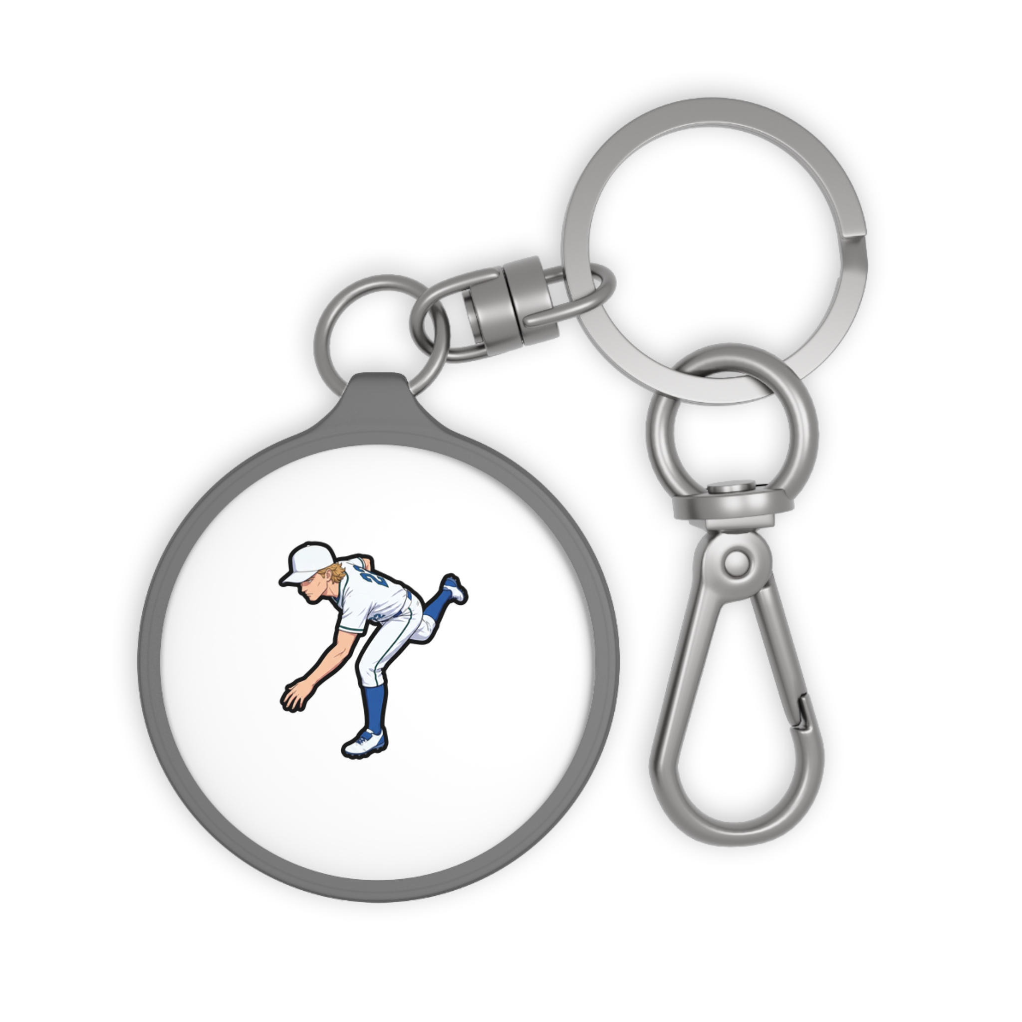 Keychain — character_number in Grey