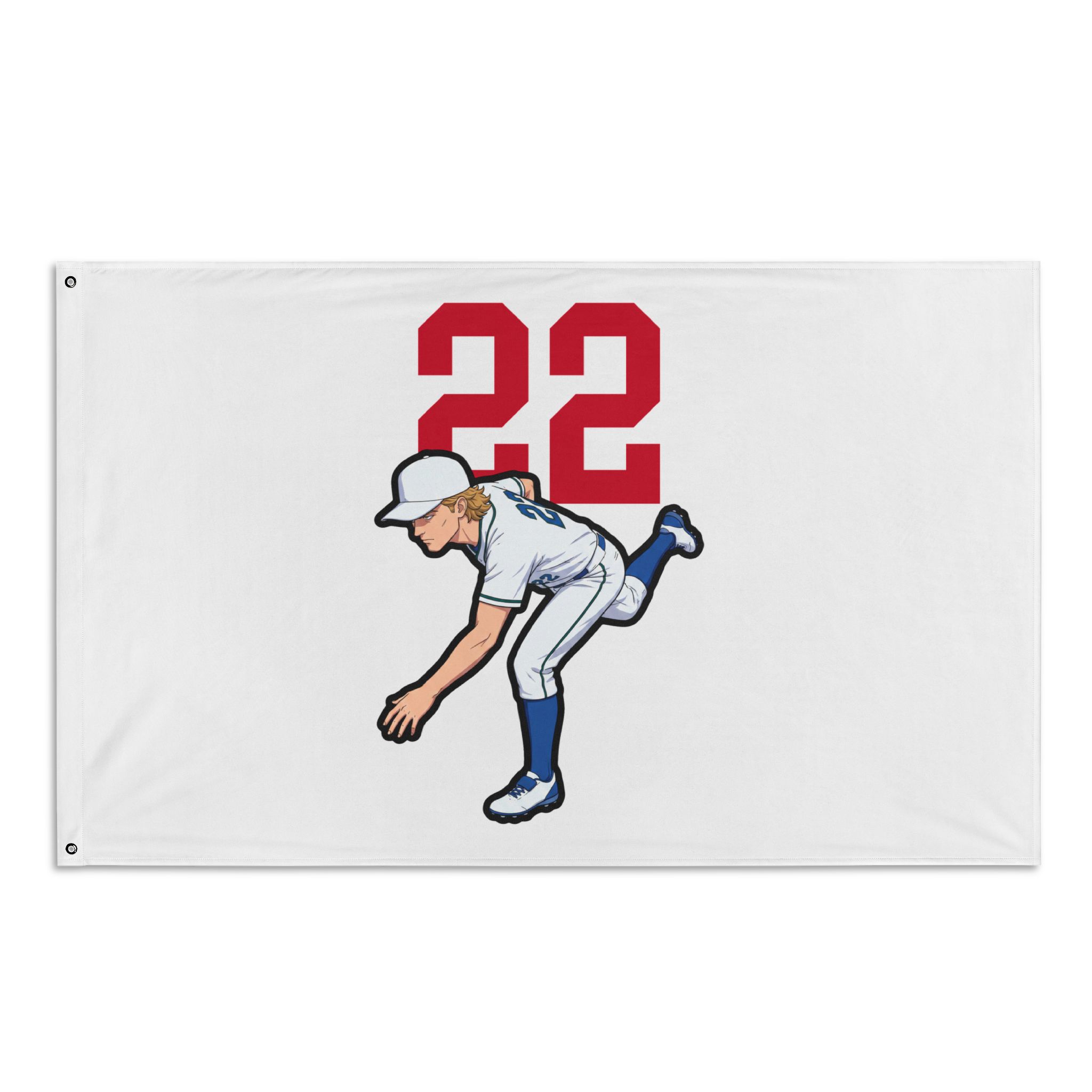 Flag (35 × 56 in) — character_number_top in Classic