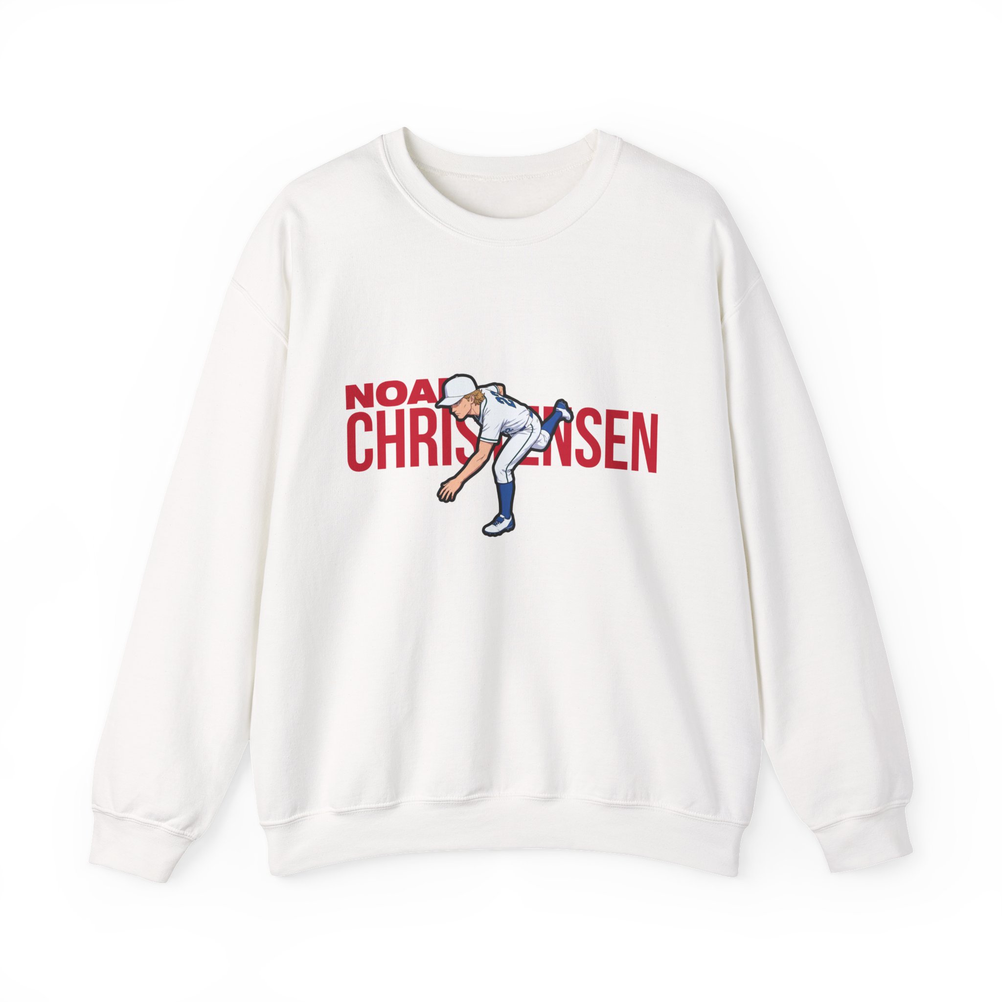 Crewneck Sweatshirt — character_player_name in White