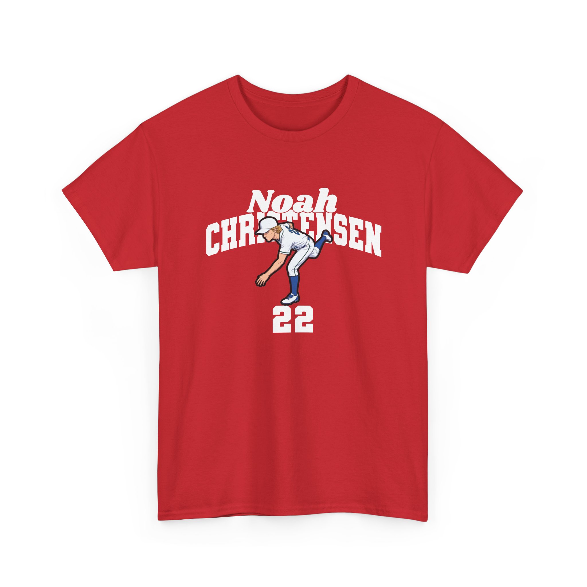 Tee — character_signature_arch in Red