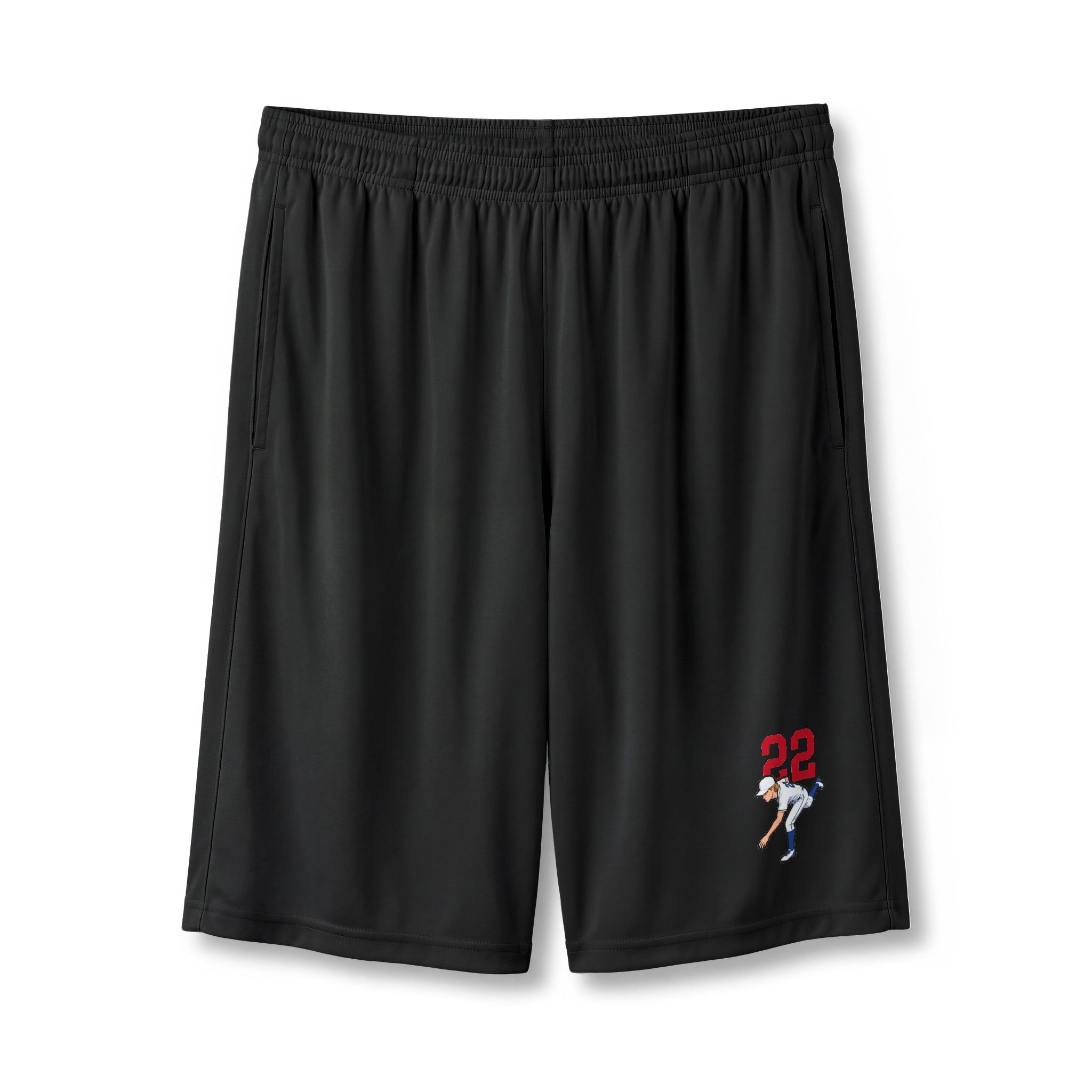 Shorts — character_number_top in Black