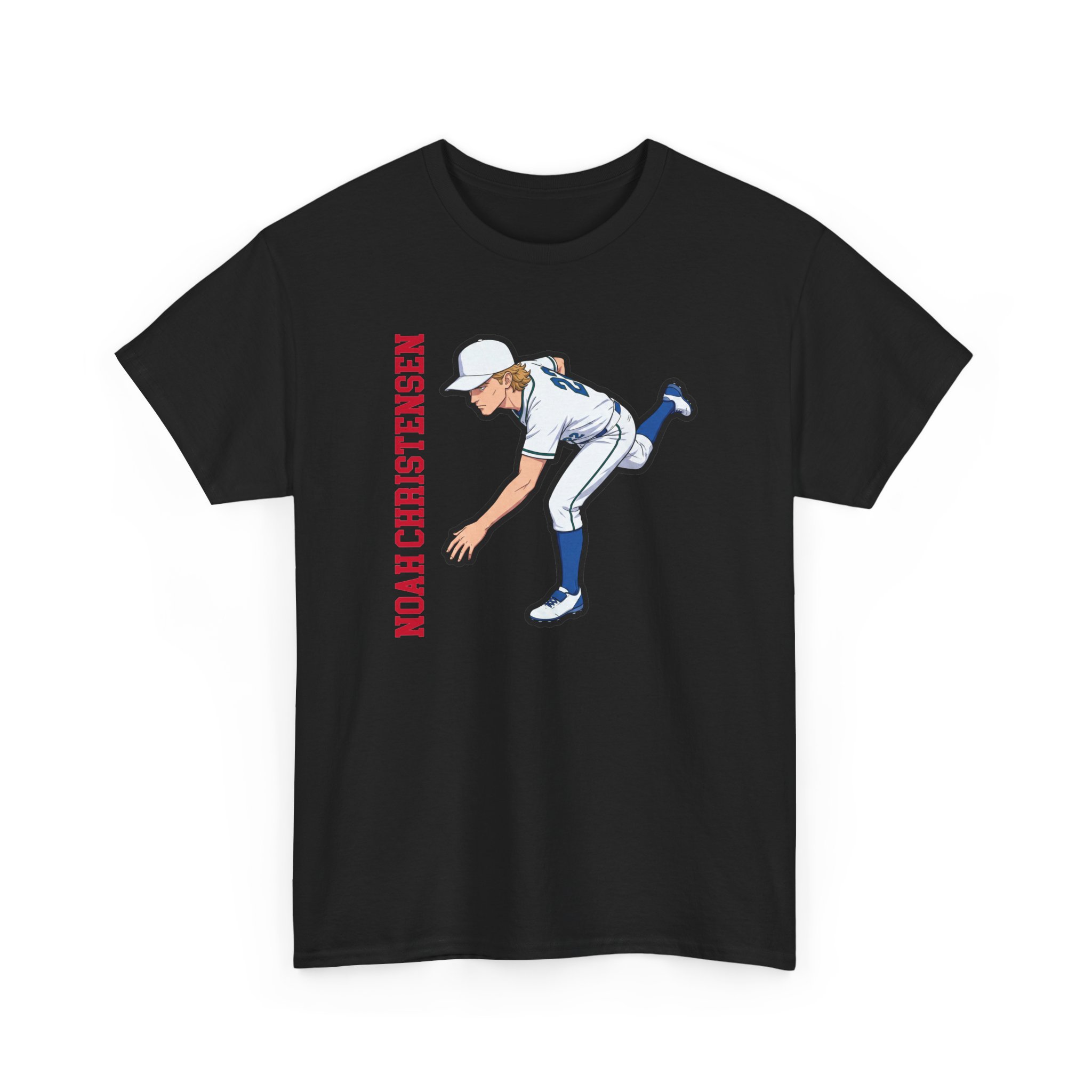 Tee — character_name_vertical in Black