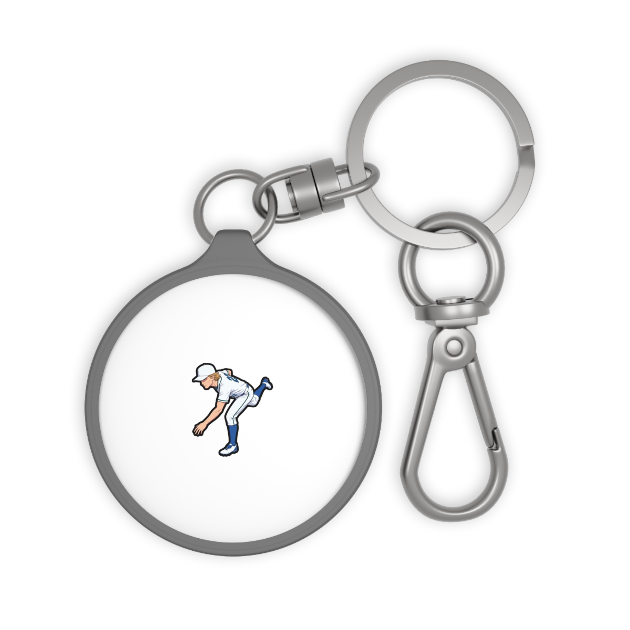 Keychain — character_signature_arch in Grey