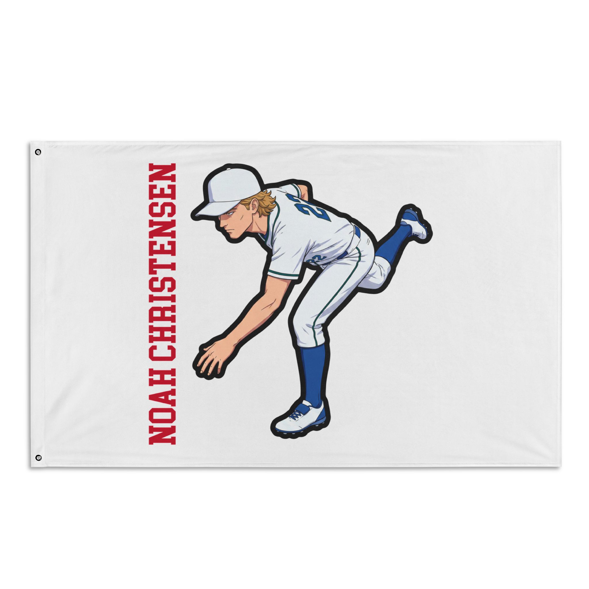 Flag (35 × 56 in) — character_name_vertical in Classic