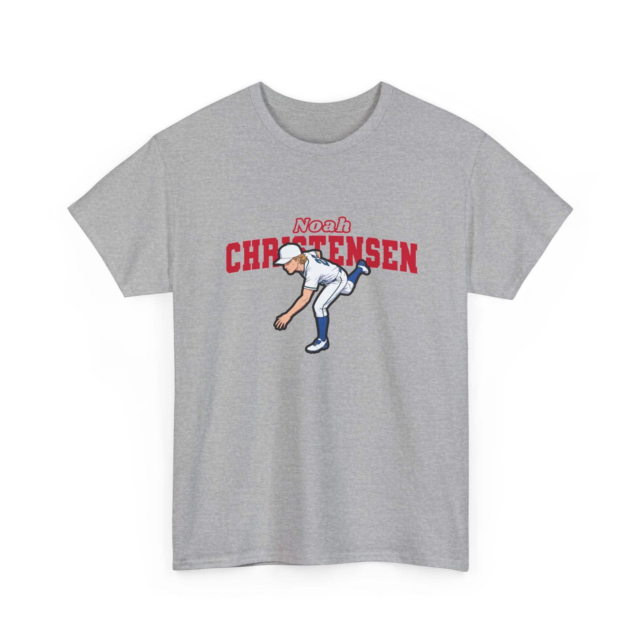 Tee — character_name_arch in Grey