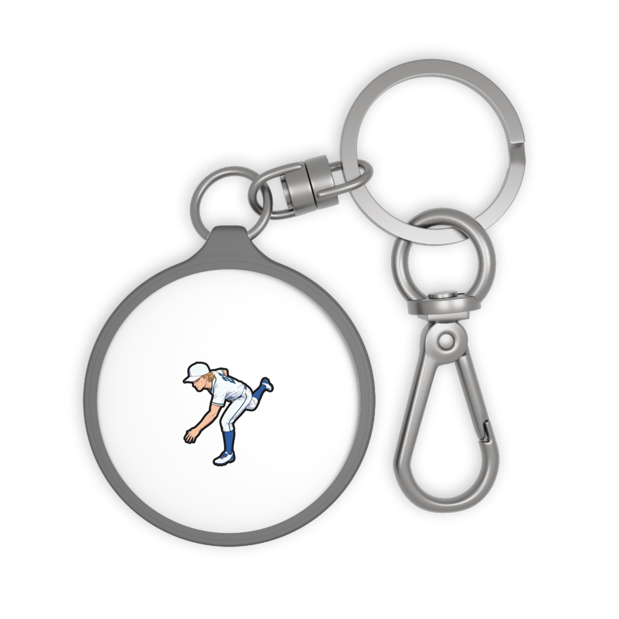 Keychain — character_name_arch in Grey