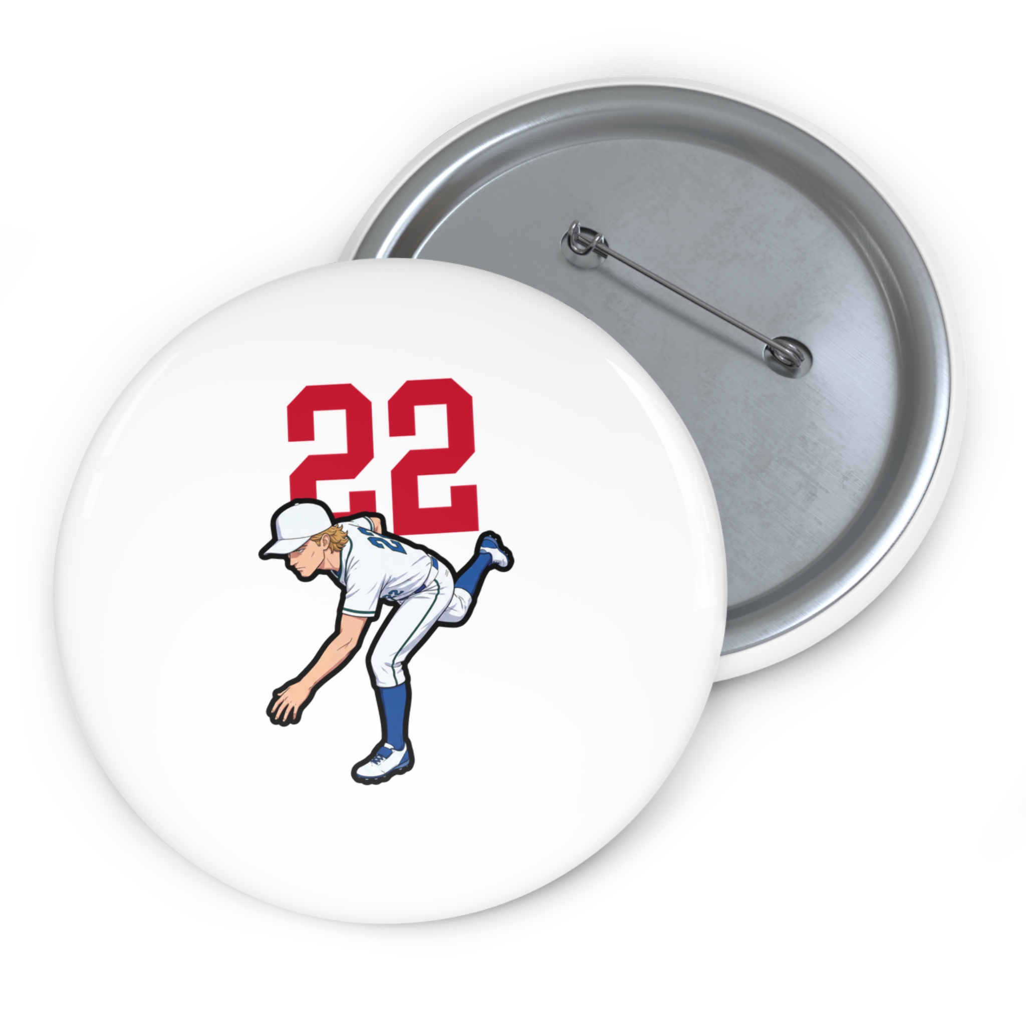 Game Day Pin — character_number_top in Classic