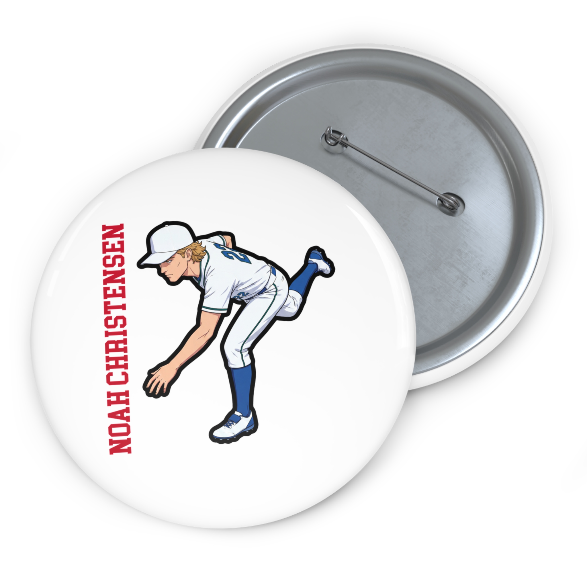 Game Day Pin — character_name_vertical in Classic