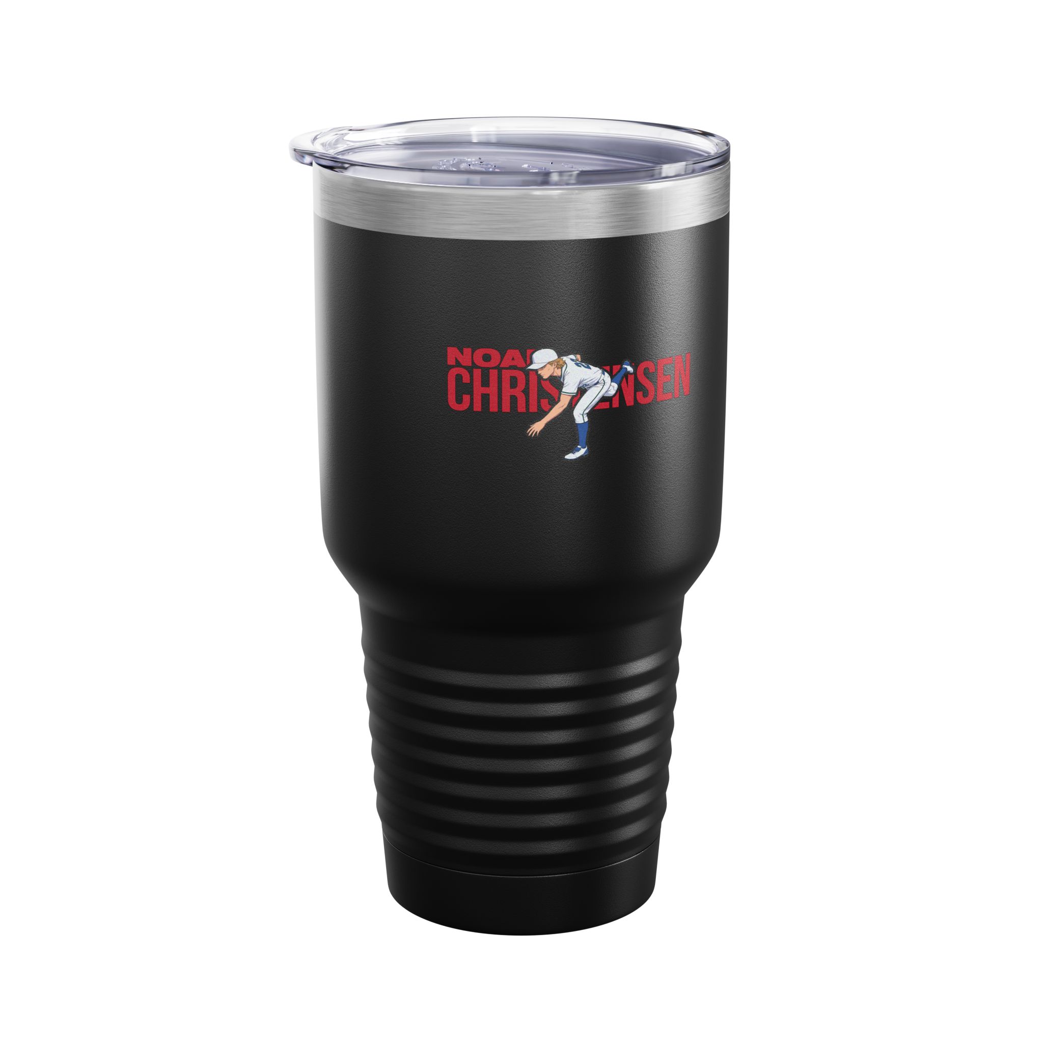 30oz Tumbler — character_player_name in Black