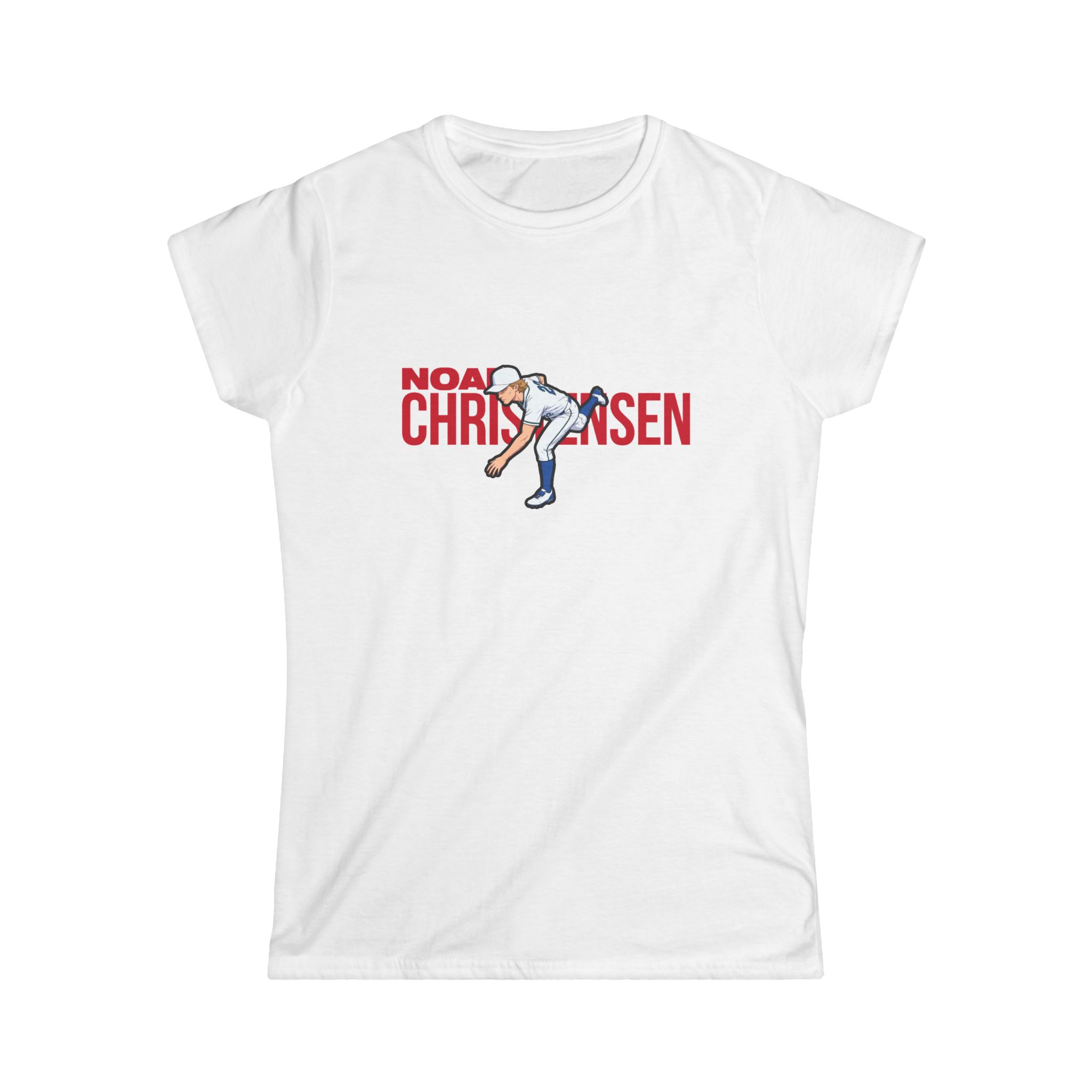 Women's Softstyle Tee — character_player_name in White