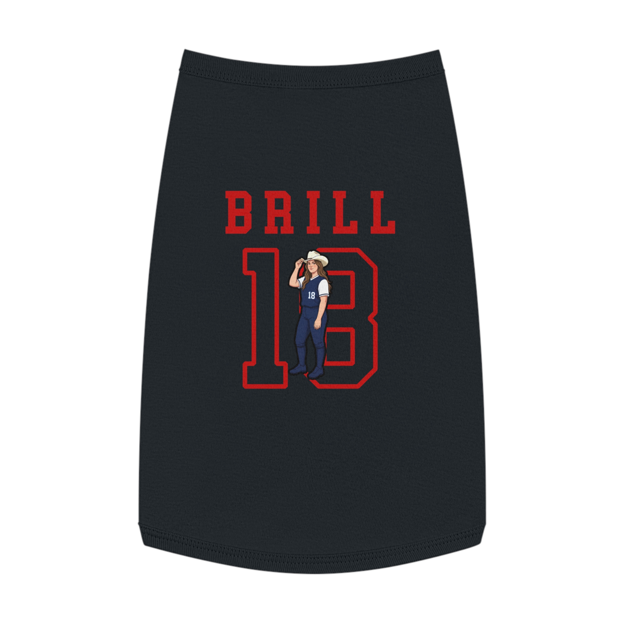 Pet Tank Top — character_shirsey in Black