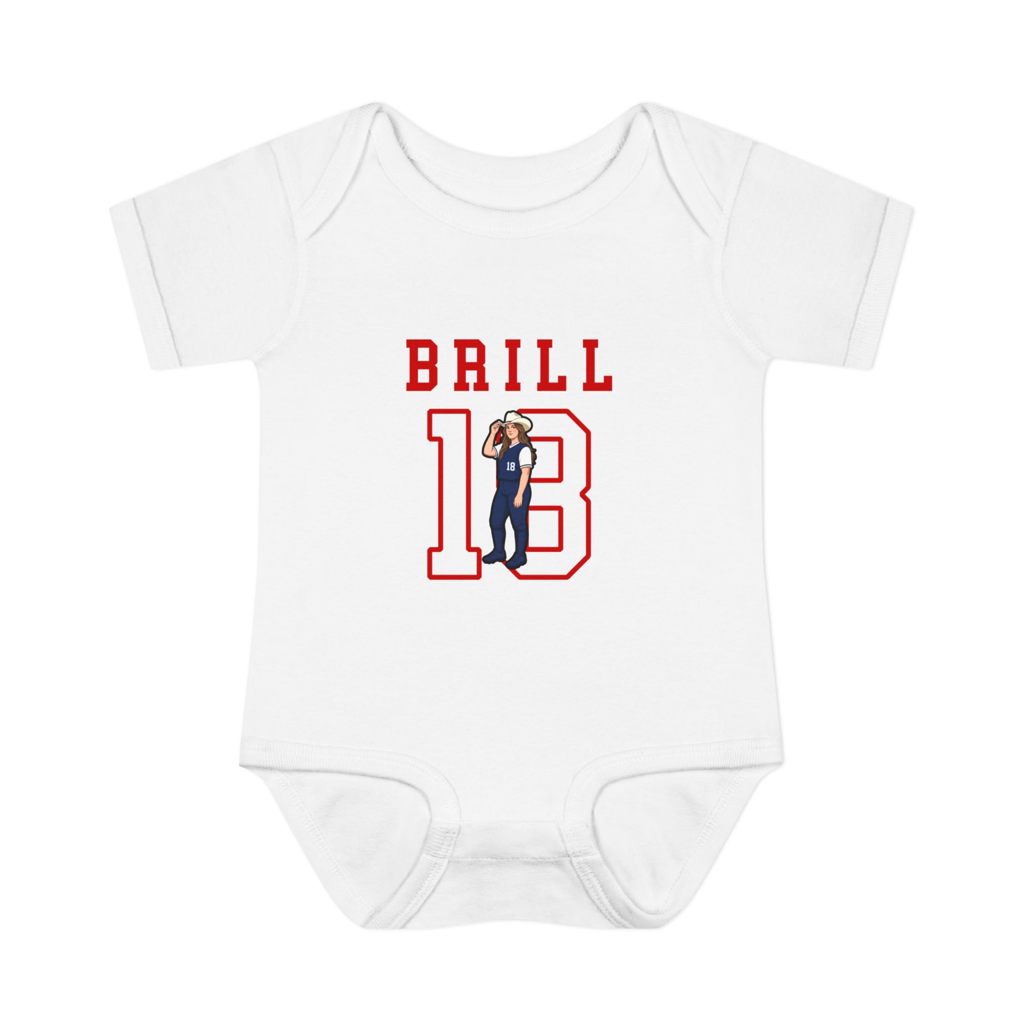 Baby Onesie — character_shirsey in White