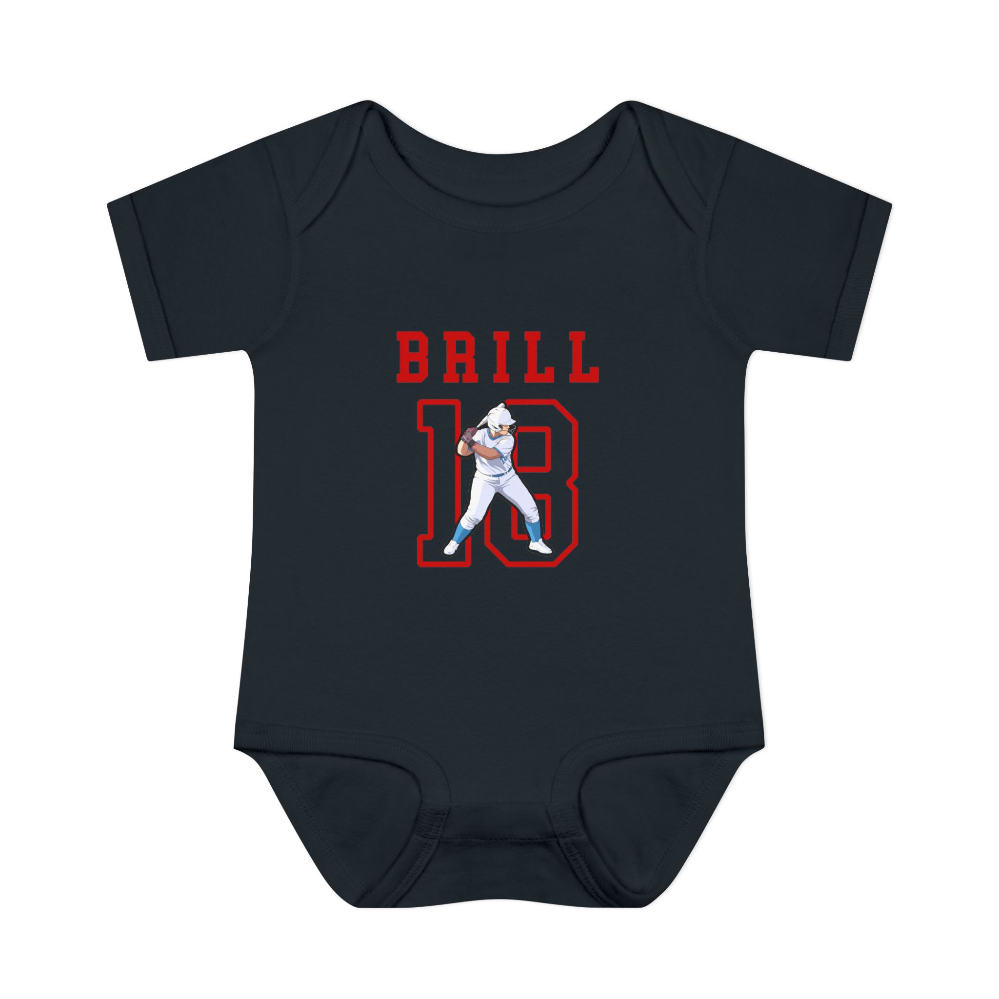Baby Onesie — character_shirsey in Black