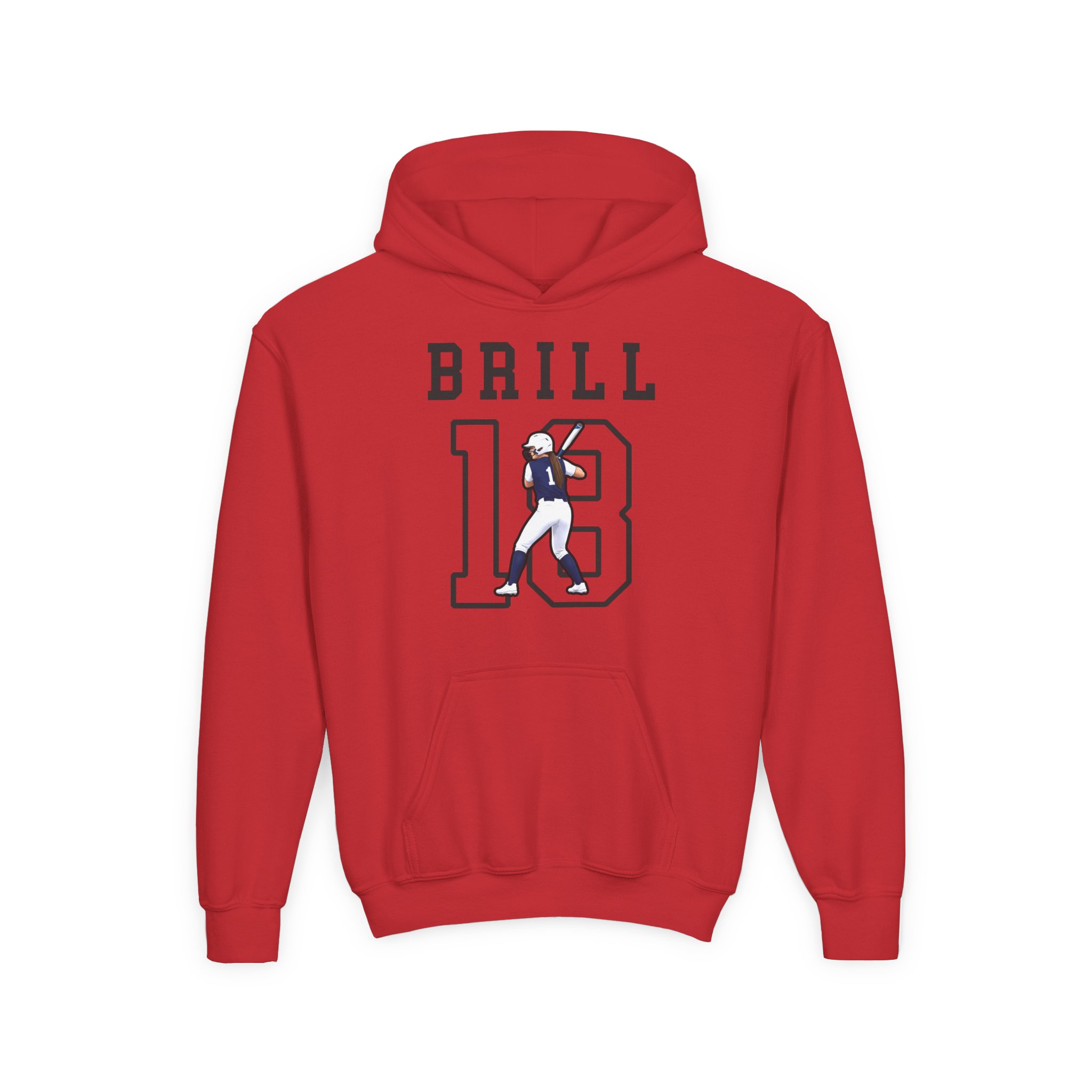 Youth Hoodie — character_shirsey in Red