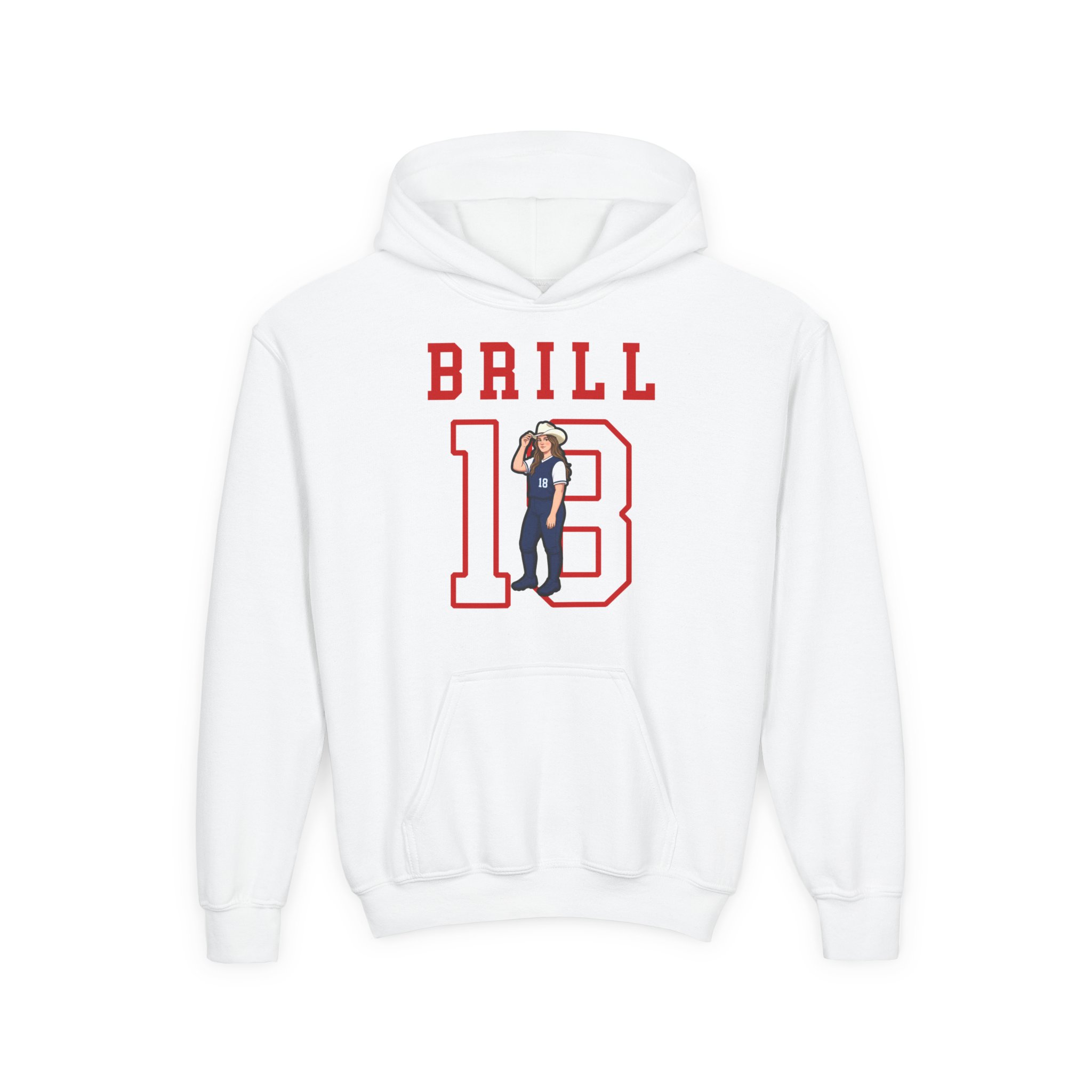 Youth Hoodie — character_shirsey in White