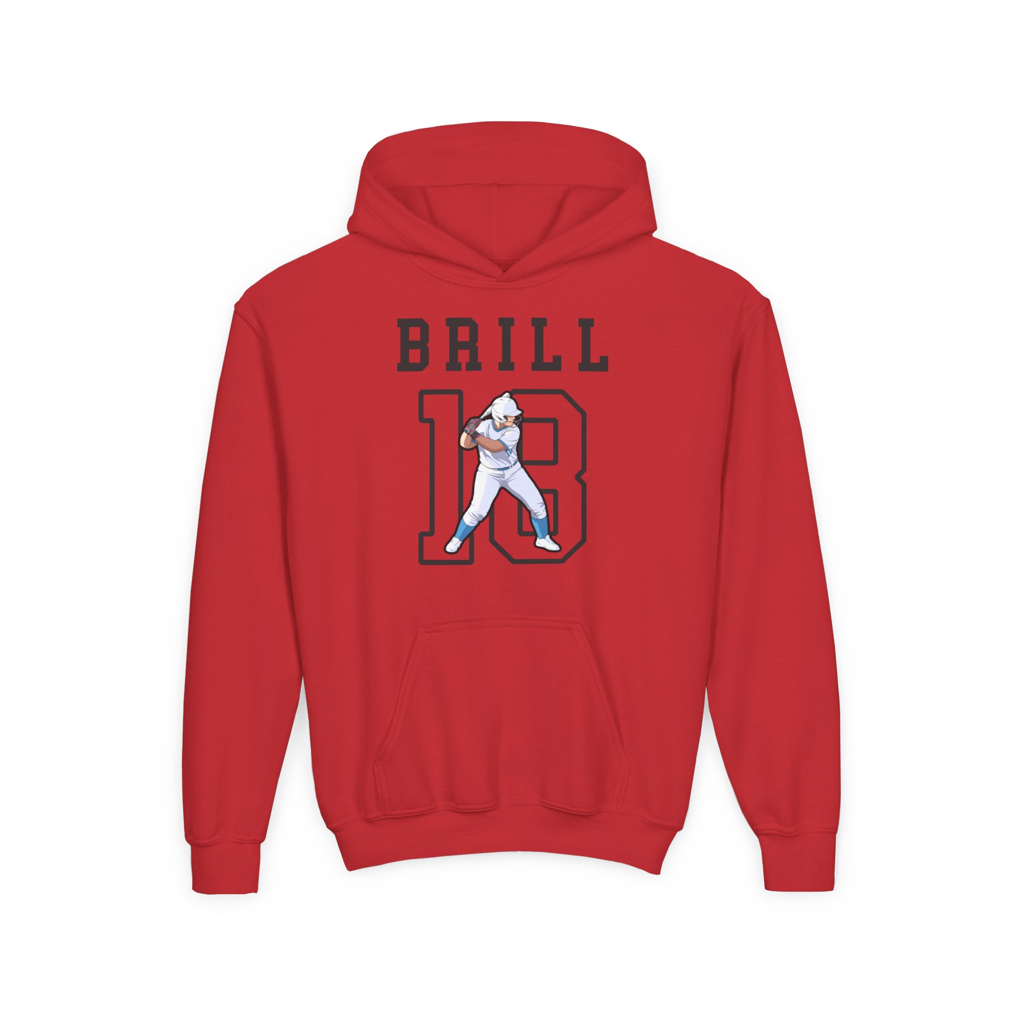 Youth Hoodie — character_shirsey in Red