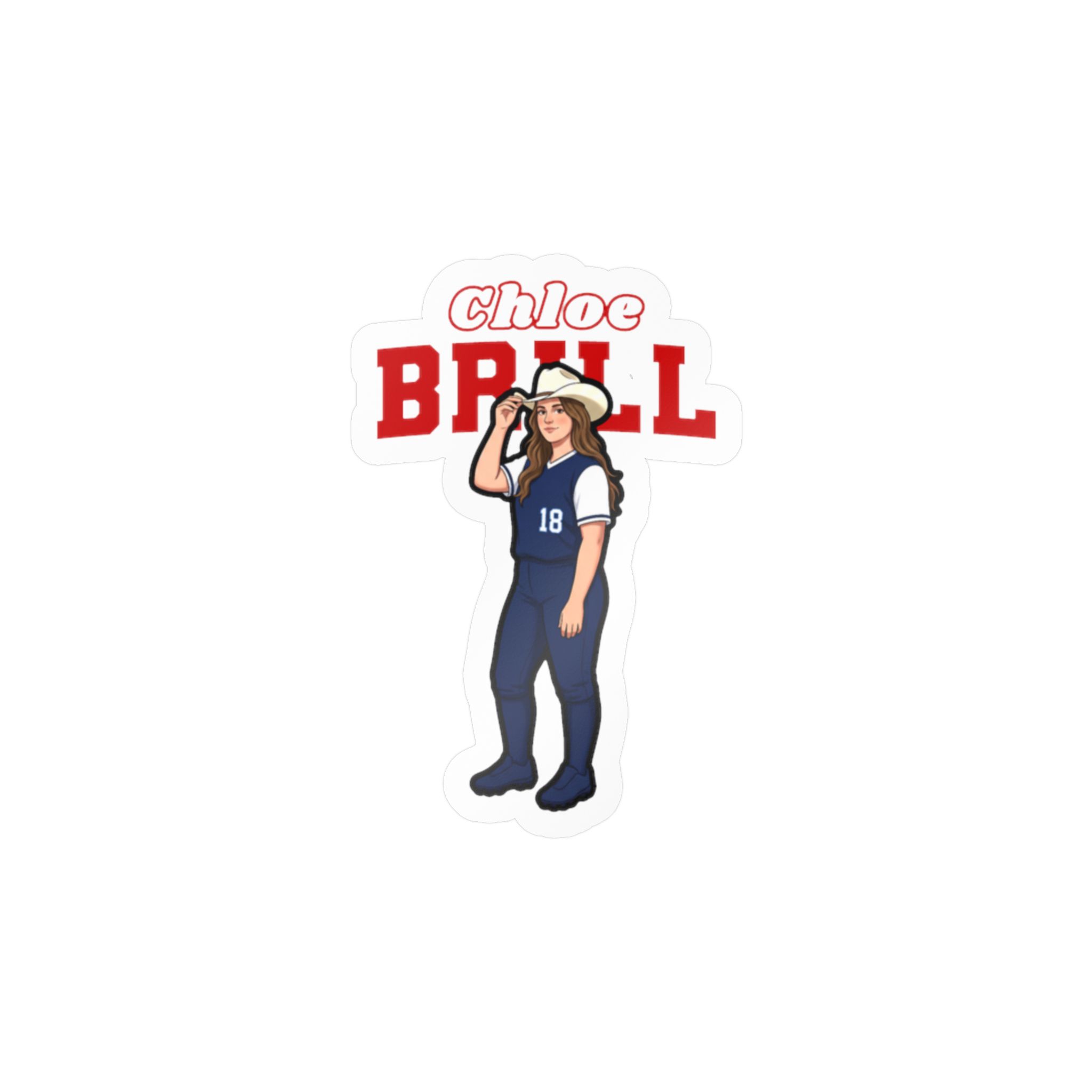 Vinyl Sticker — character_name_arch in Classic